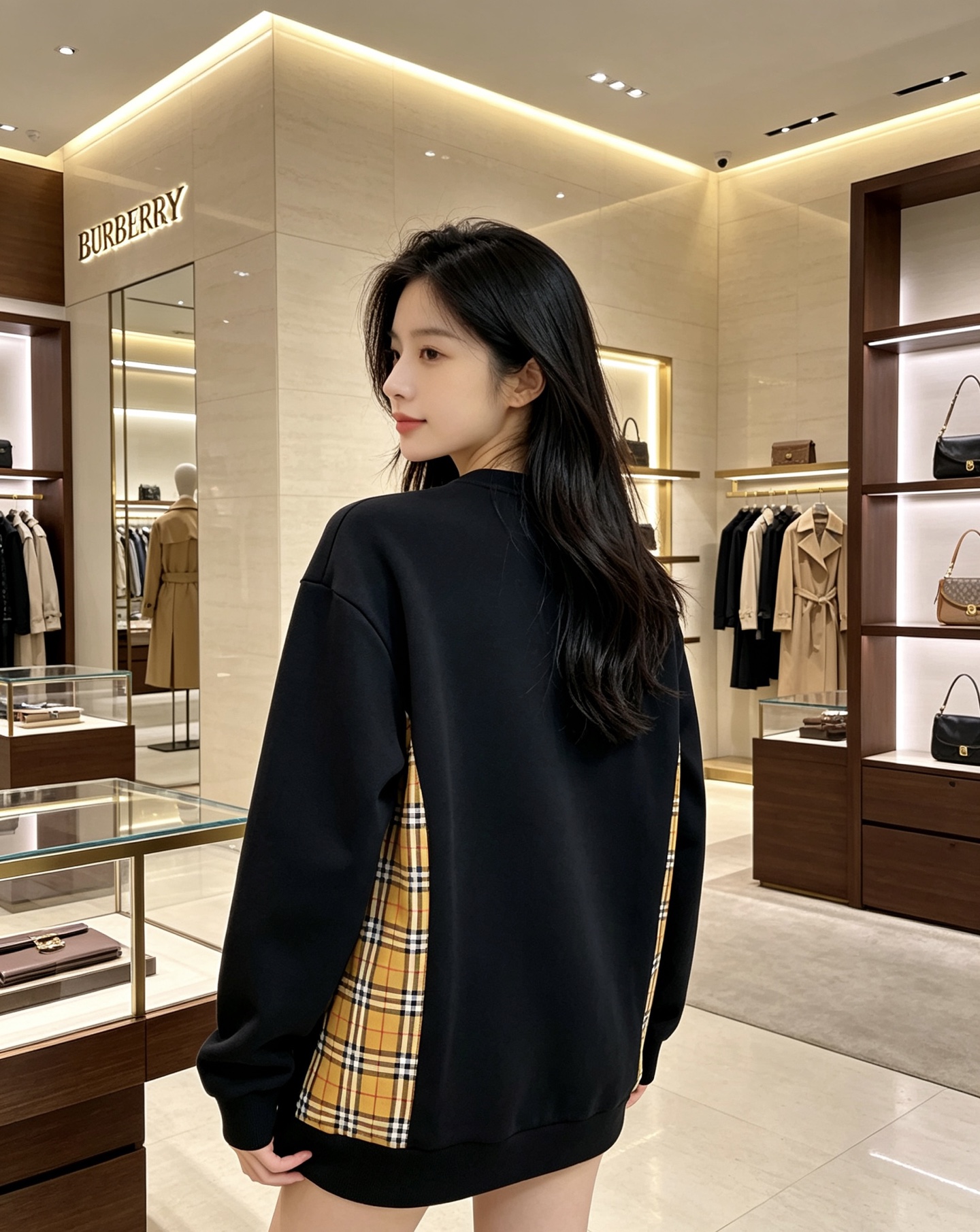 Burberry 巴宝莉 2026秋冬新款圆领卫衣 甄选高密空气层面料，透气垂顺，久穿不易起皱 胸口精致战马刺绣，侧边复