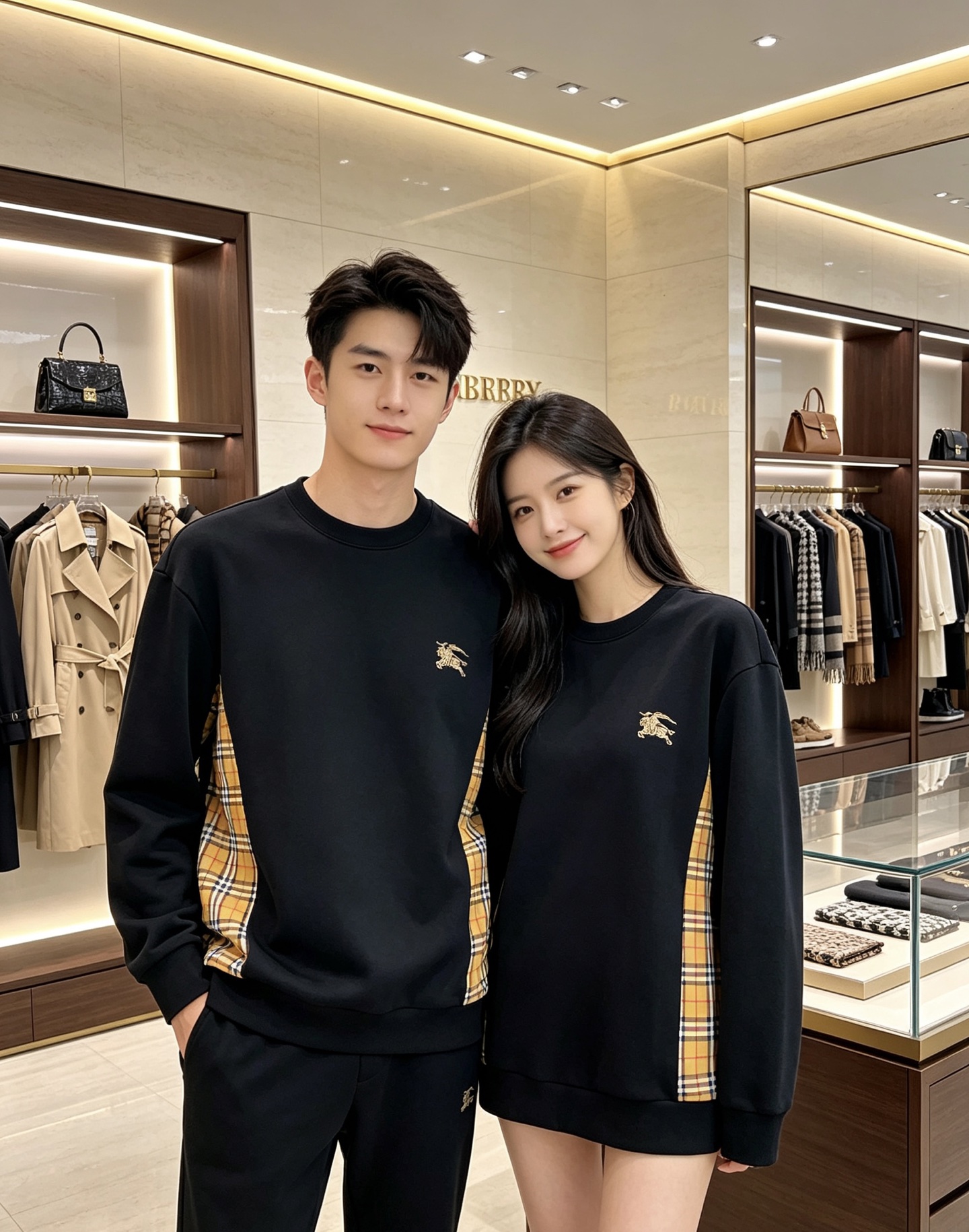 Burberry 巴宝莉 2026秋冬新款圆领卫衣 甄选高密空气层面料，透气垂顺，久穿不易起皱 胸口精致战马刺绣，侧边复