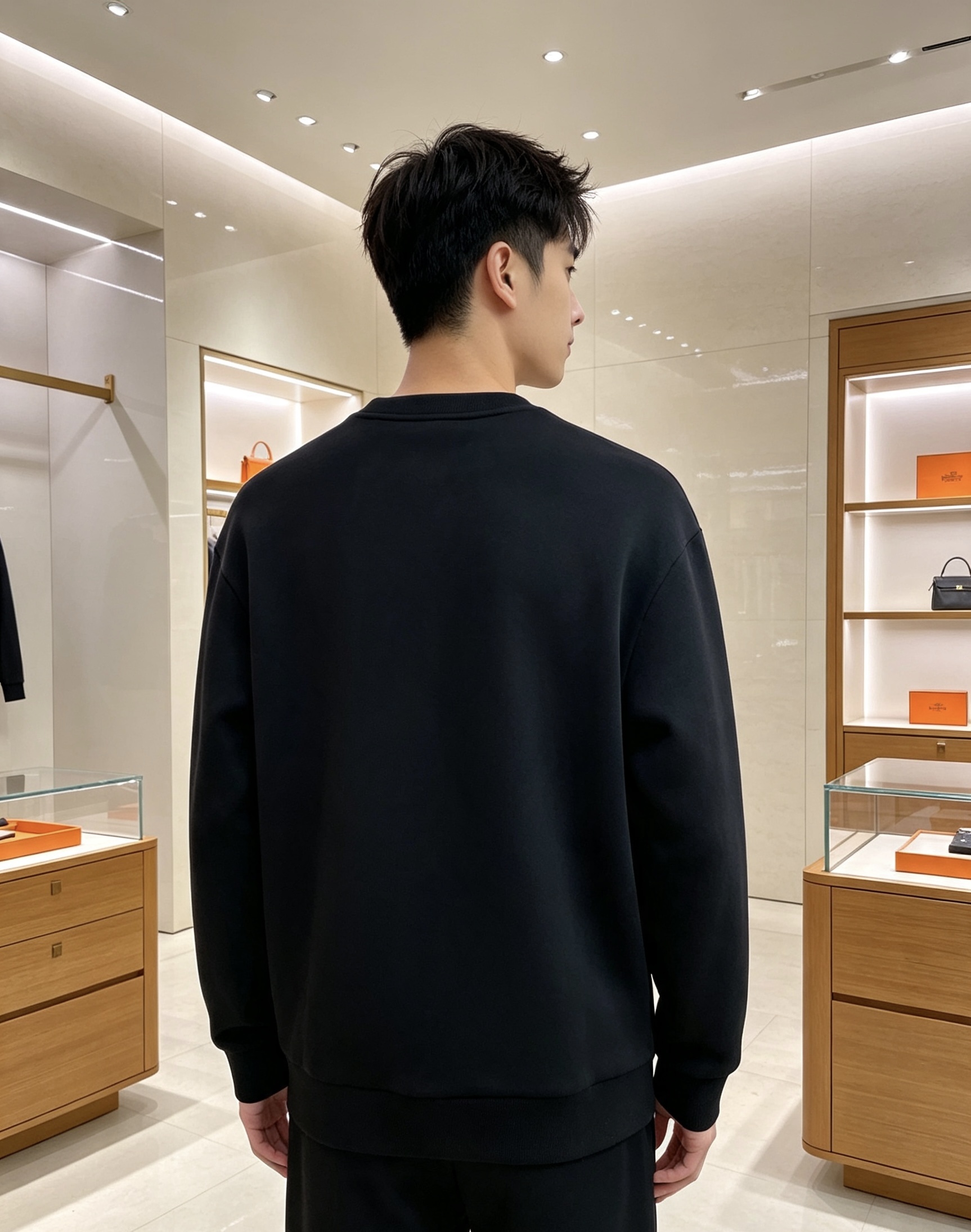 HERMÈS 爱马仕｜2026秋冬新款圆领卫衣 甄选高密空气层面料，柔软亲肤，不易起皱变形 重工锁链马具线条，色彩层次丰
