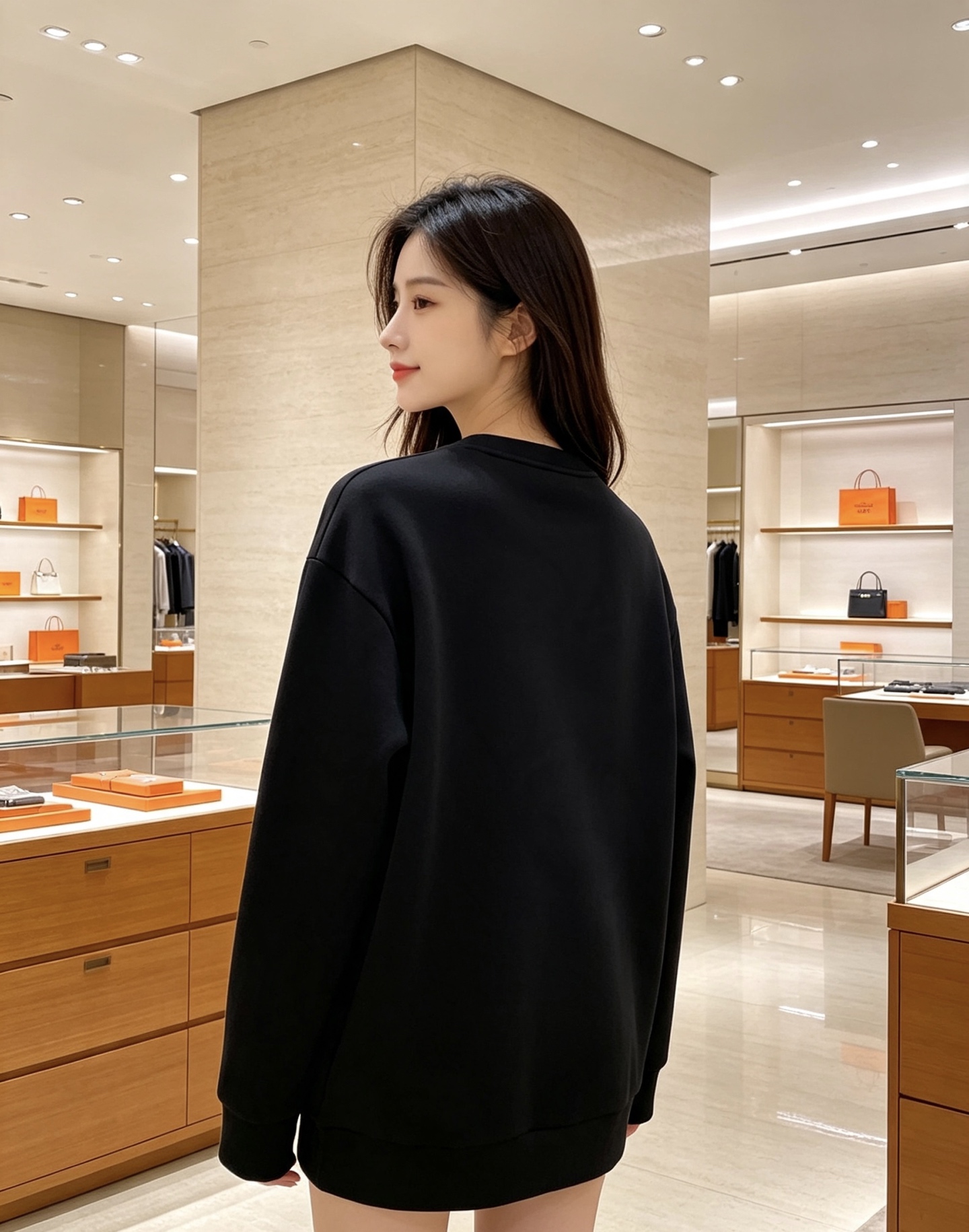 HERMÈS 爱马仕｜2026秋冬新款圆领卫衣 甄选高密空气层面料，柔软亲肤，不易起皱变形 重工锁链马具线条，色彩层次丰