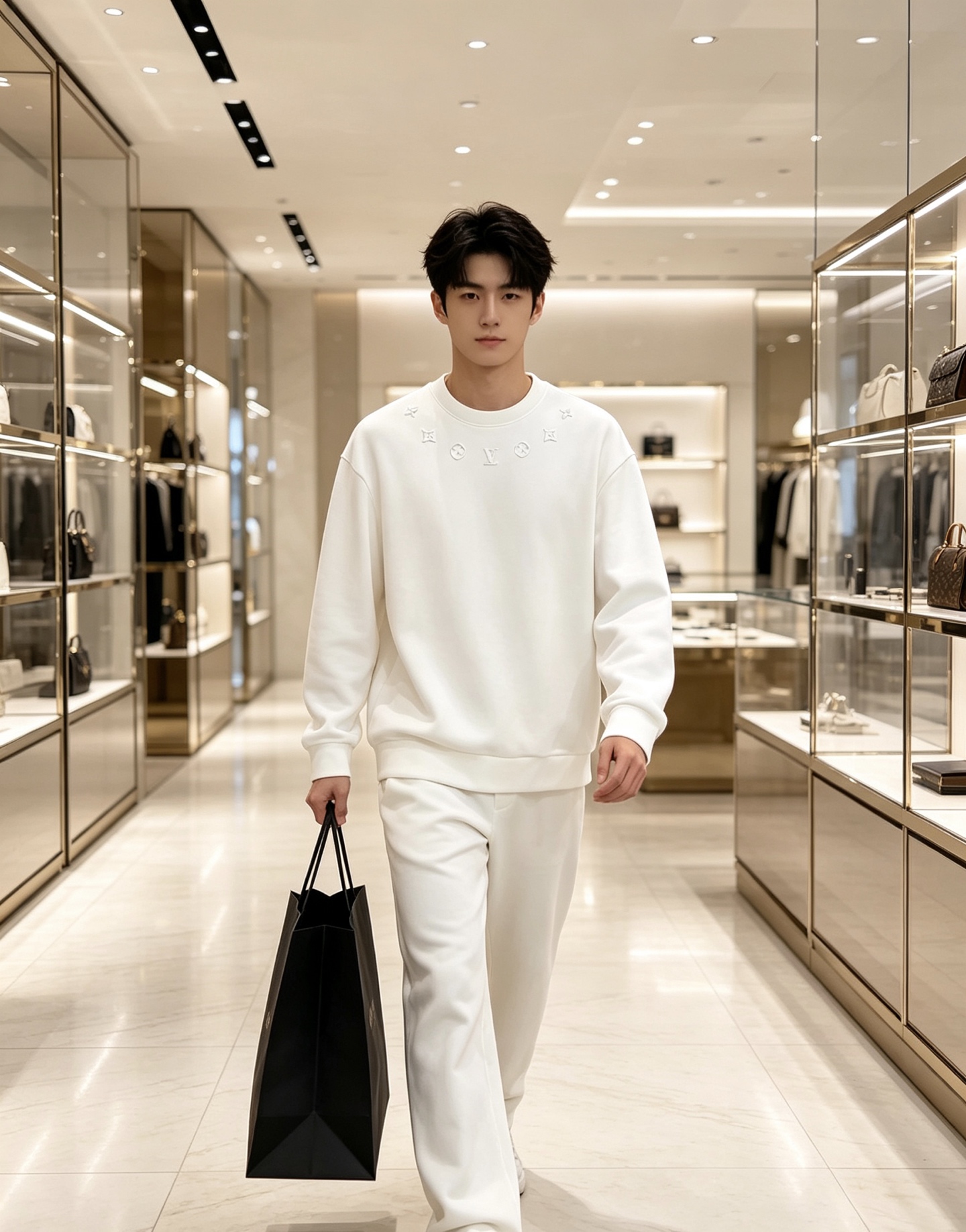 LOUIS VUITTON 路易威登 lv2026秋冬新款圆领卫衣 甄选高密空气层面料，柔软亲肤，不易起皱变形 领口环绕