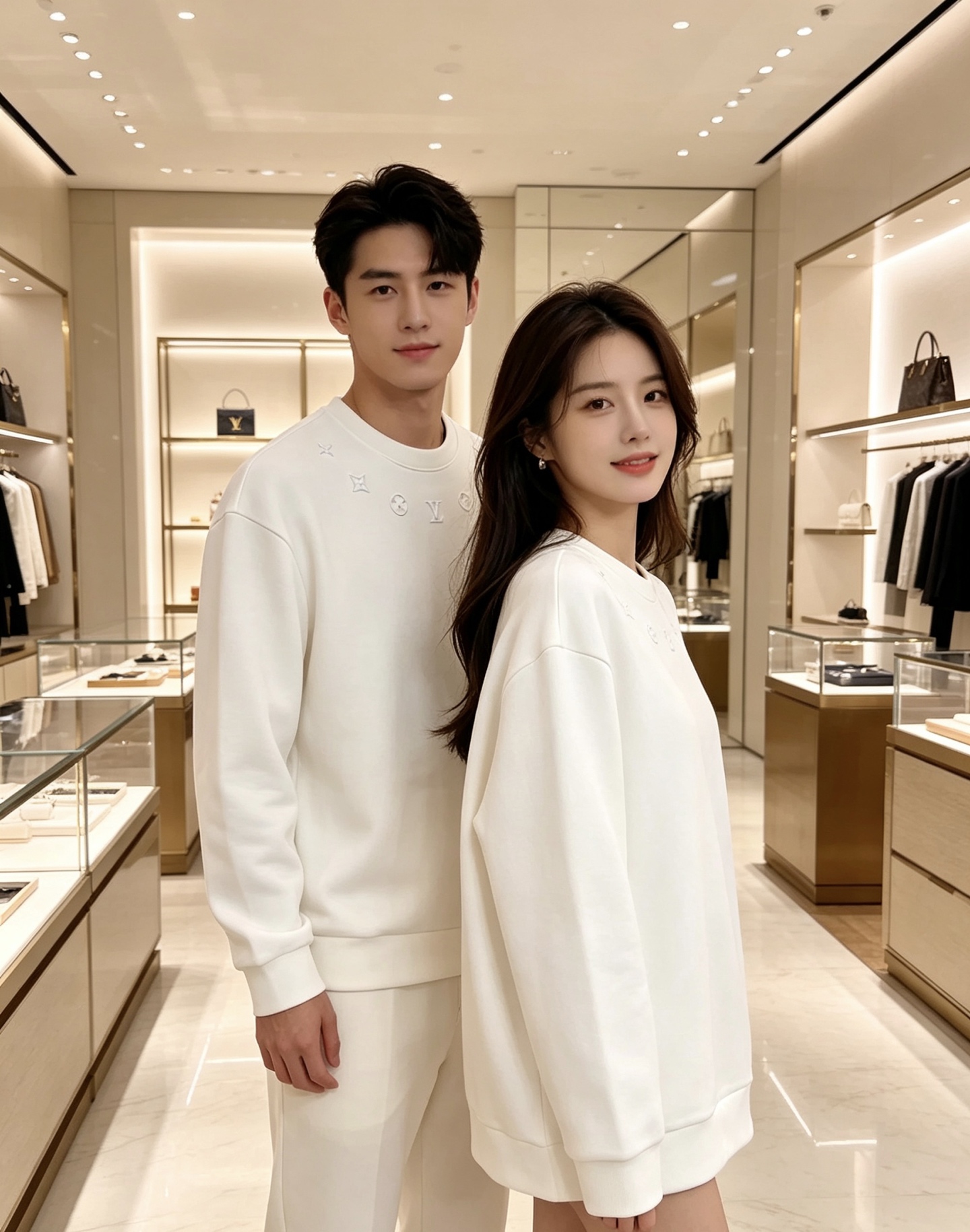 LOUIS VUITTON 路易威登 lv2026秋冬新款圆领卫衣 甄选高密空气层面料，柔软亲肤，不易起皱变形 领口环绕