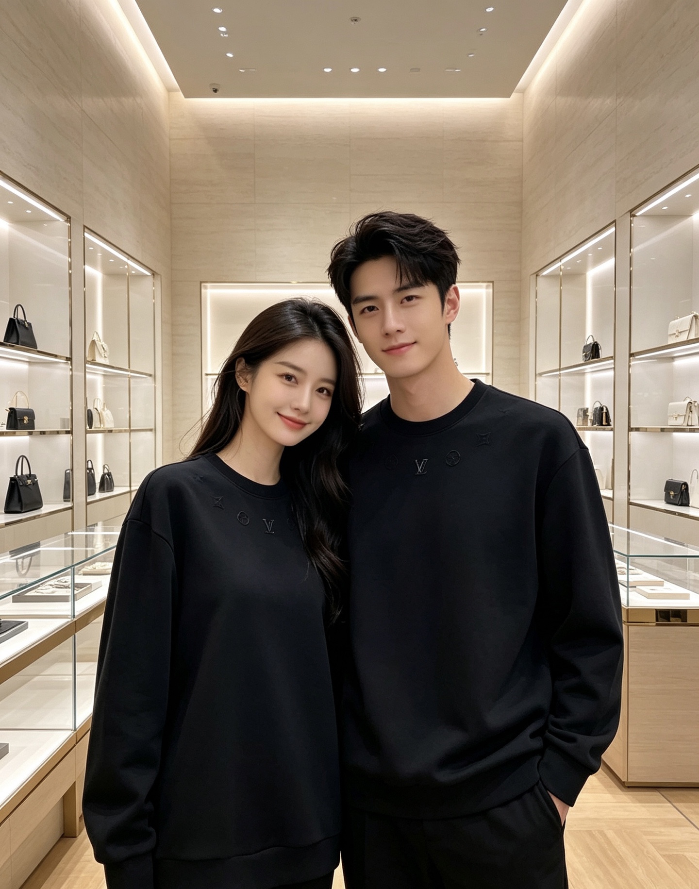 LOUIS VUITTON 路易威登 lv2026秋冬新款圆领卫衣 甄选高密空气层面料，柔软亲肤，不易起皱变形 领口环绕