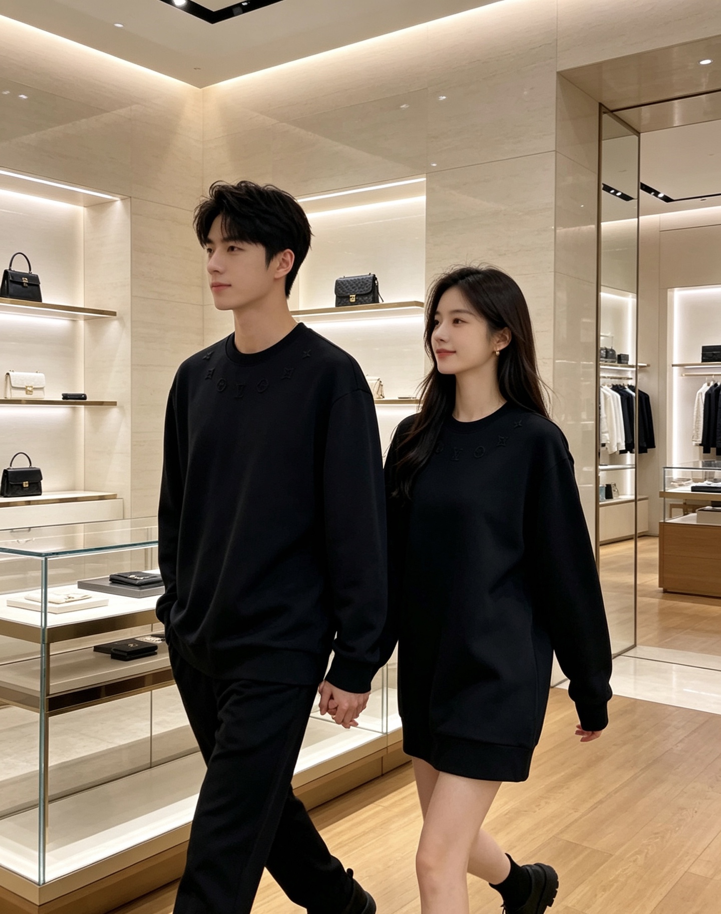 LOUIS VUITTON 路易威登 lv2026秋冬新款圆领卫衣 甄选高密空气层面料，柔软亲肤，不易起皱变形 领口环绕