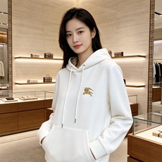 BURBERRY 巴宝莉 2026秋冬新款连帽卫衣 甄选高密空气层面料,挺括有型 金色战马刺绣标识,帽内经典格纹内衬 宽 BURBERRY 巴宝莉 2026秋冬新款连帽卫衣 甄选高密空气层面料,挺括有型 金色战马刺绣标识,帽内经典格纹内衬 宽