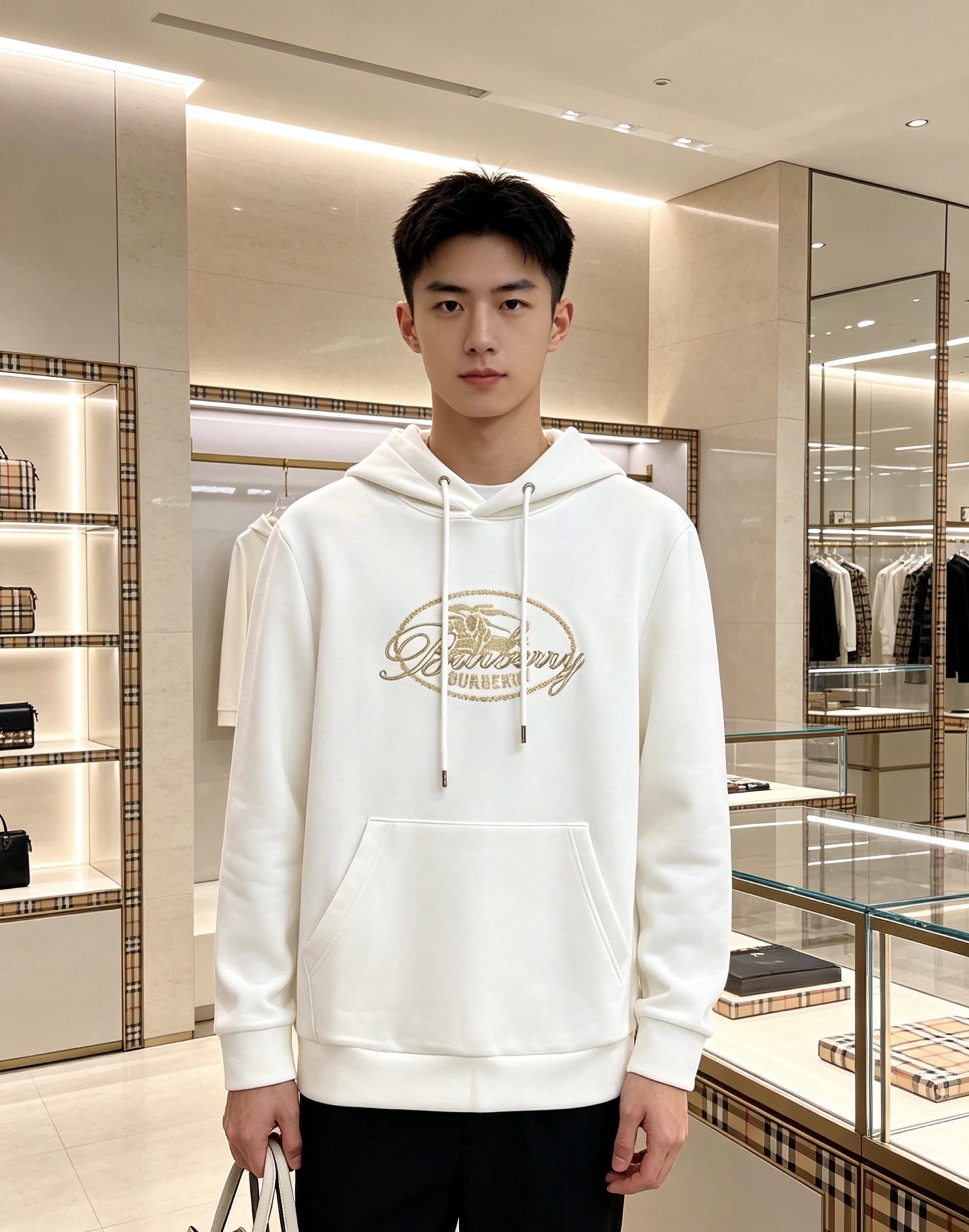 BURBERRY 巴宝莉 2026秋冬新款连帽卫衣 甄选高密空气层面料,柔软亲肤,不易起皱变形 胸前椭圆复古字母战马印花 BURBERRY 巴宝莉 2026秋冬新款连帽卫衣 甄选高密空气层面料,柔软亲肤,不易起皱变形 胸前椭圆复古字母战马印花
