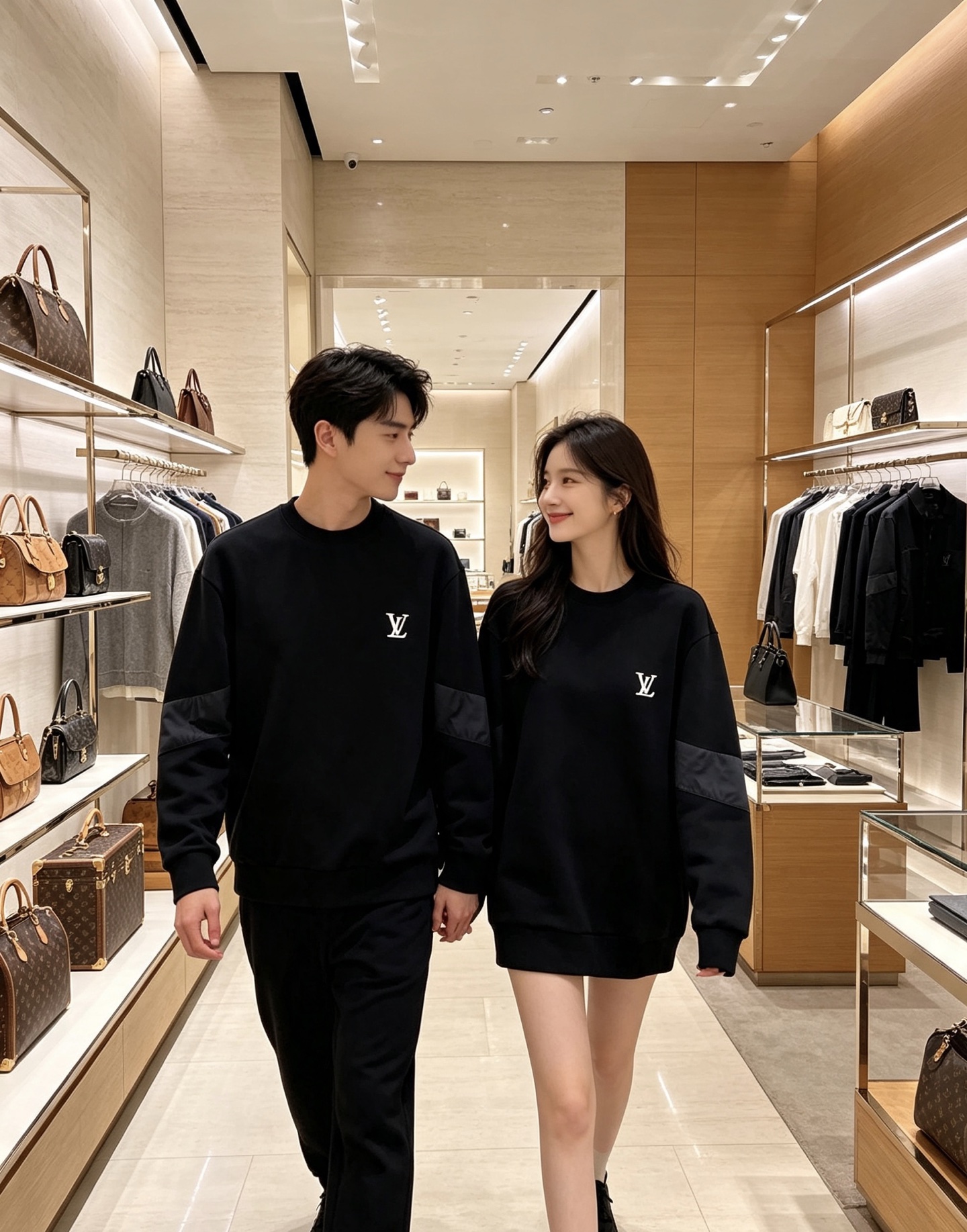 LOUIS VUITTON 路易威登｜2026秋冬新款圆领卫衣 甄选高密空气层面料，柔软亲肤，不易起皱变形 左胸精致LV