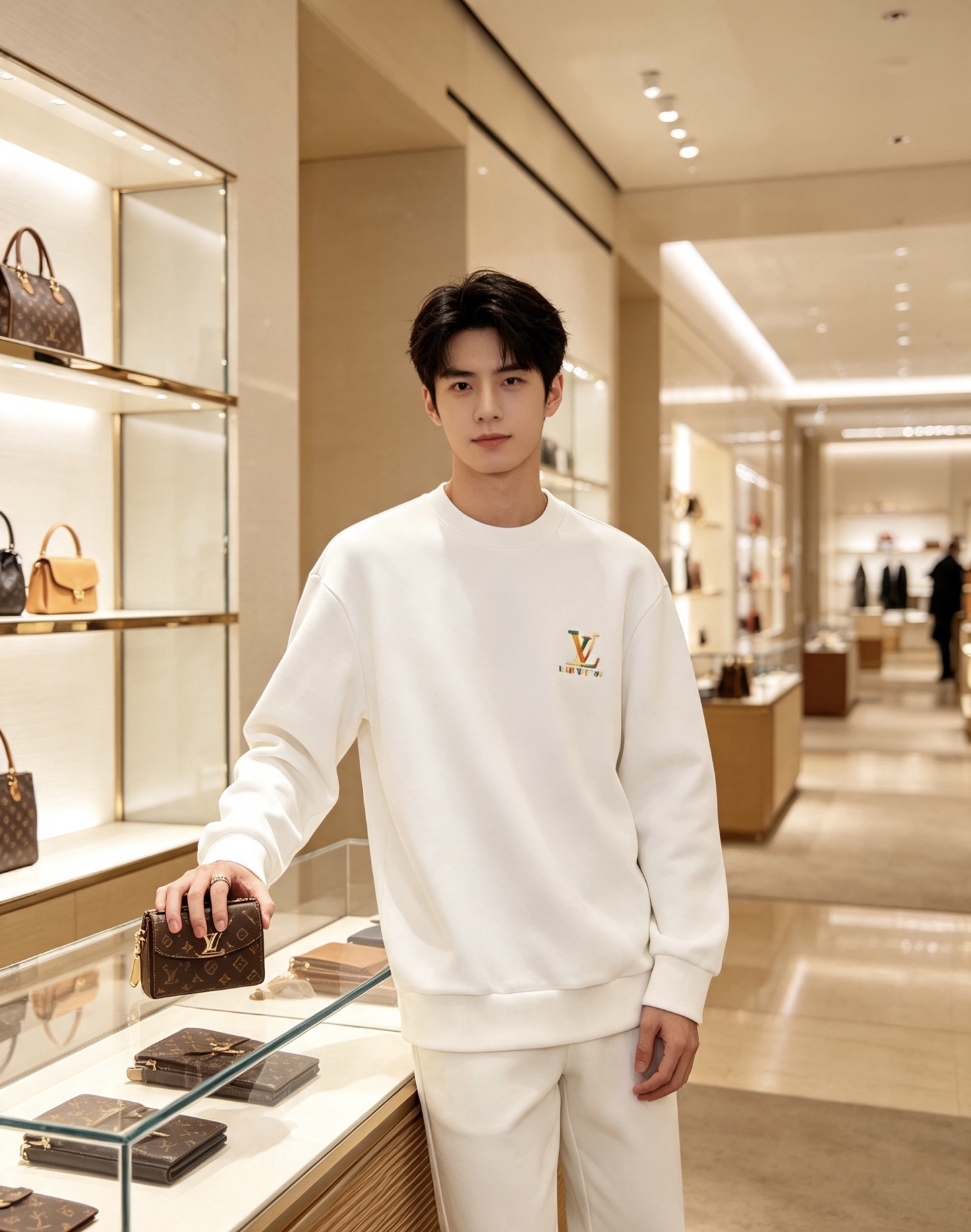 Louis Vuitton 路易威登 2026秋冬新款彩色刺绣LV圆领卫衣 原版五金辅料完整复刻，高品质空气层面料，软糯