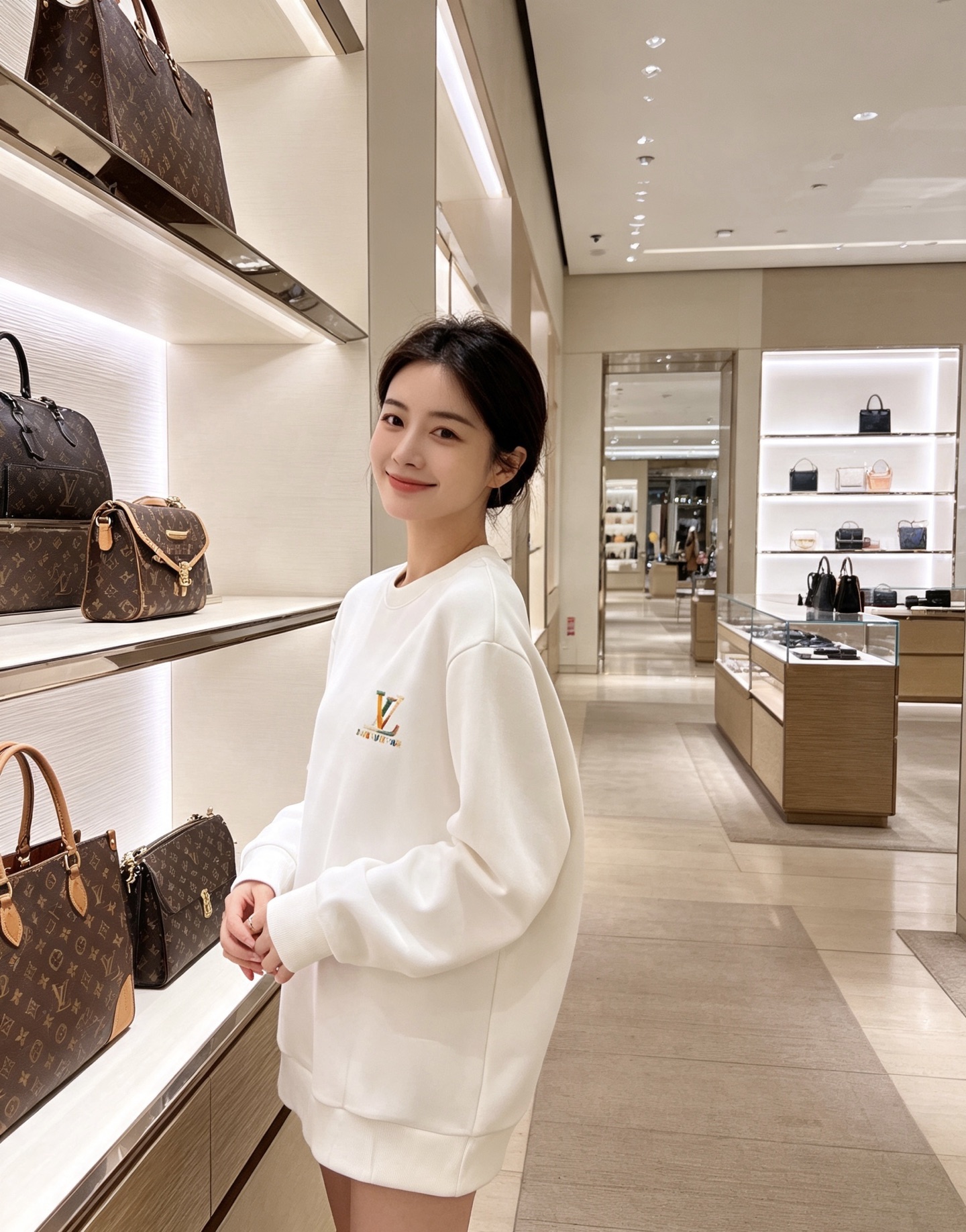 Louis Vuitton 路易威登 2026秋冬新款彩色刺绣LV圆领卫衣 原版五金辅料完整复刻，高品质空气层面料，软糯