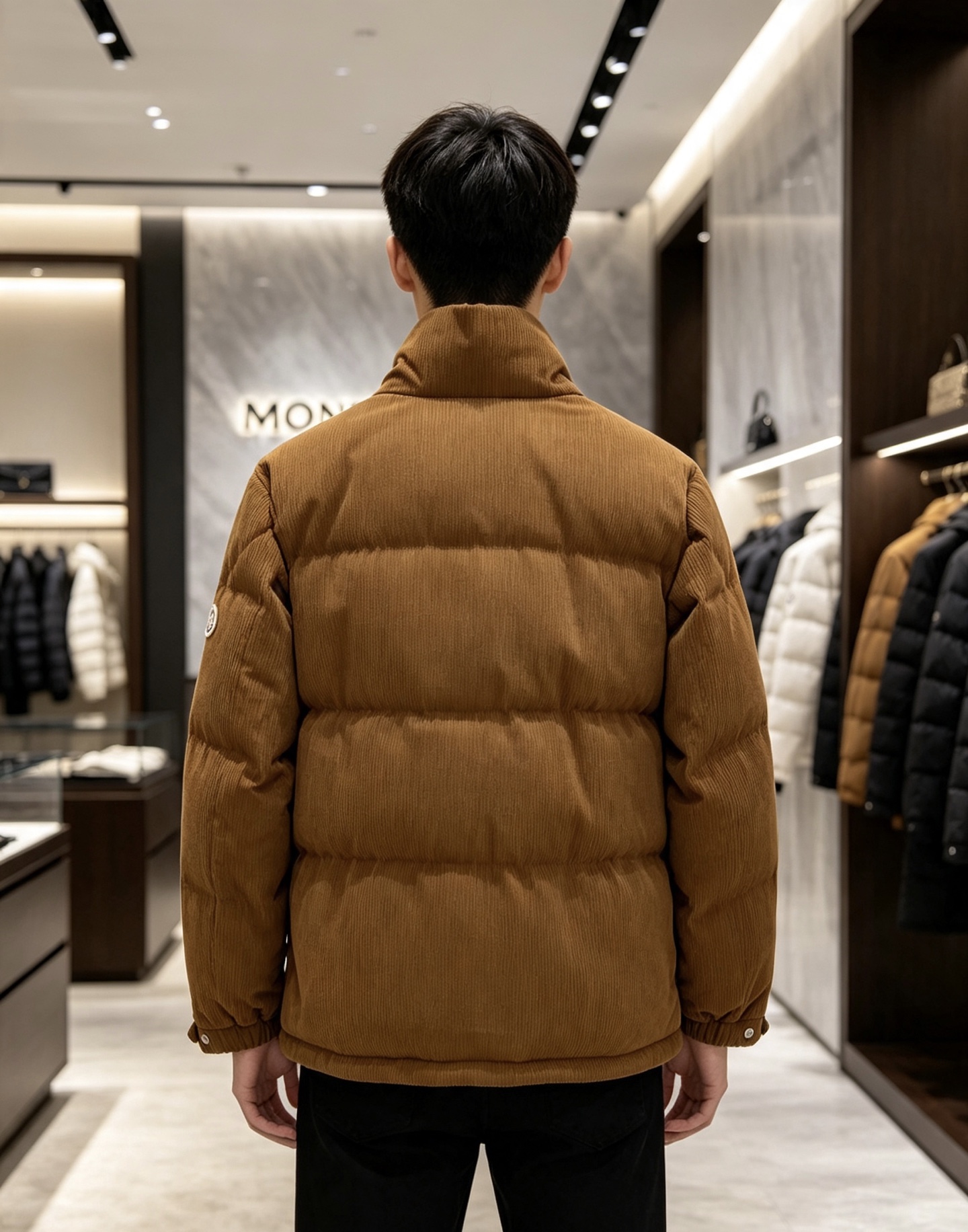 Moncler 蒙口 2026秋冬新款灯芯绒立领羽绒服,90新国标白鸭绒 全套原版定制五金,纽扣、袖标细节高度还原 复古 Moncler 蒙口 2026秋冬新款灯芯绒立领羽绒服,90新国标白鸭绒 全套原版定制五金,纽扣、袖标细节高度还原 复古