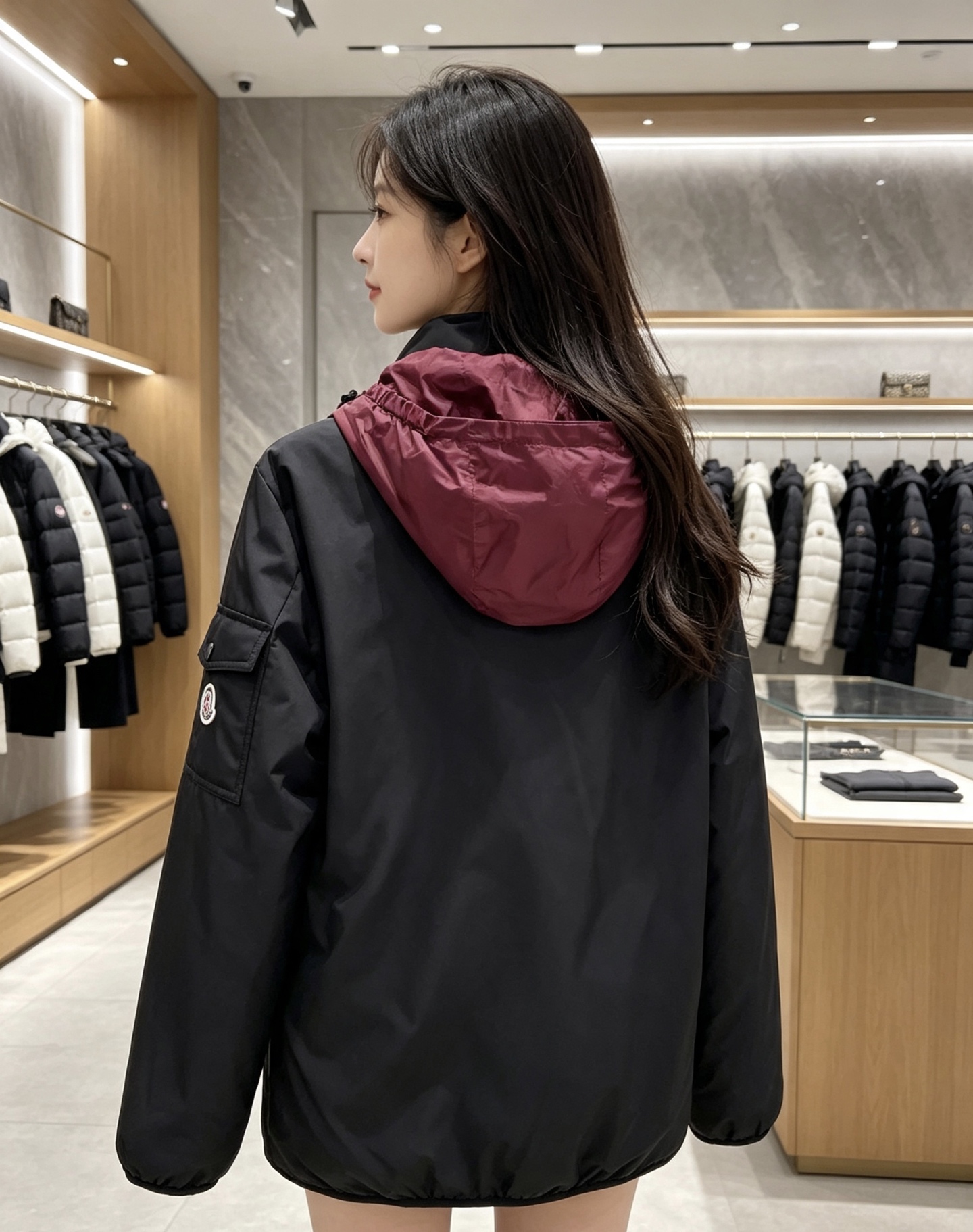 MONCLER|盟可睐 蒙口2026秋冬连帽羽绒服, 全套原版定制五金,拉链、袖标细节还原到位 防风抗皱功能性面料,撞色 MONCLER|盟可睐 蒙口2026秋冬连帽羽绒服, 全套原版定制五金,拉链、袖标细节还原到位 防风抗皱功能性面料,撞色