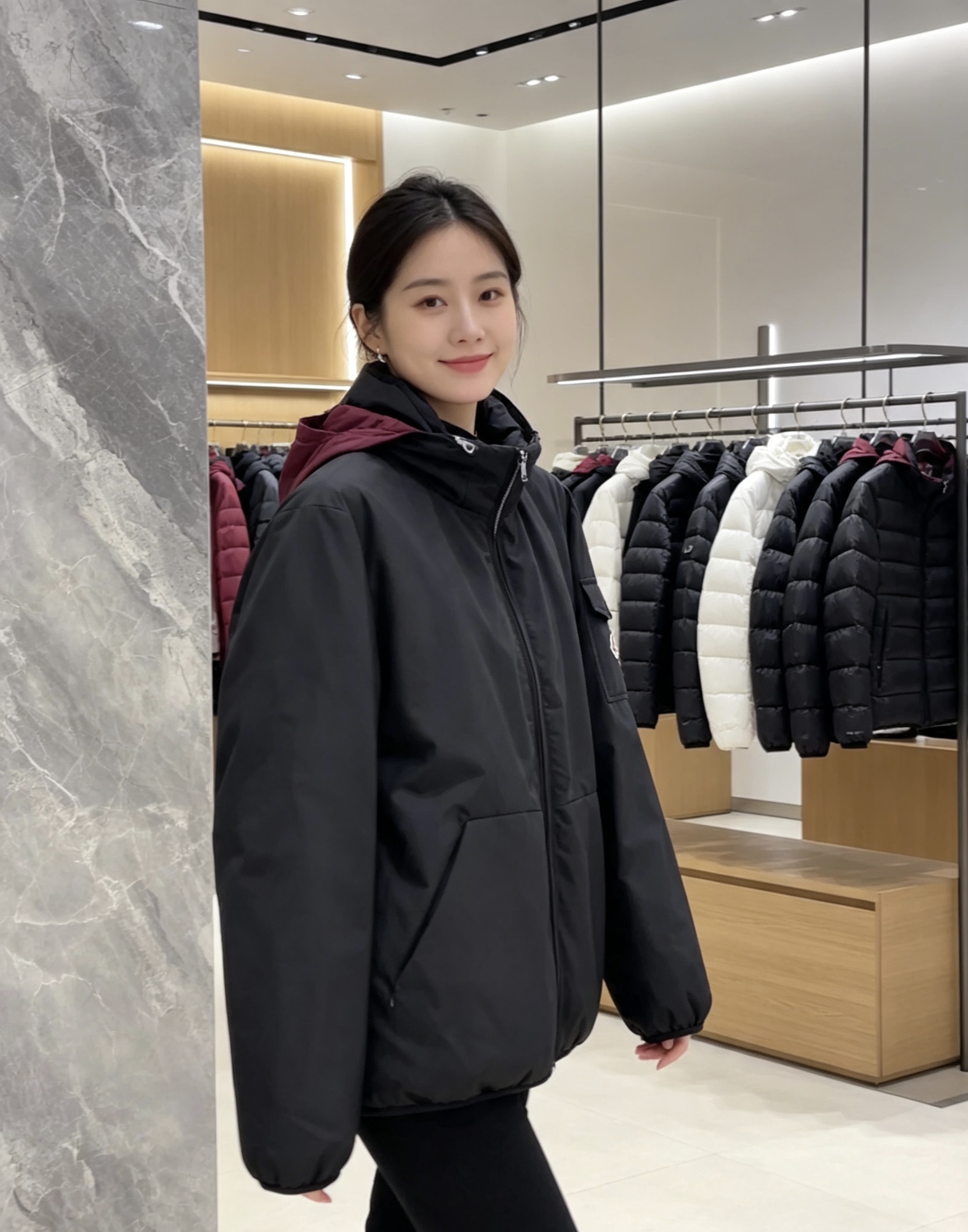 MONCLER|盟可睐 蒙口2026秋冬连帽羽绒服, 全套原版定制五金,拉链、袖标细节还原到位 防风抗皱功能性面料,撞色 MONCLER|盟可睐 蒙口2026秋冬连帽羽绒服, 全套原版定制五金,拉链、袖标细节还原到位 防风抗皱功能性面料,撞色