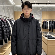 MONCLER|盟可睐 蒙口2026秋冬连帽羽绒服, 全套原版定制五金,拉链、袖标细节还原到位 防风抗皱功能性面料,撞色 MONCLER|盟可睐 蒙口2026秋冬连帽羽绒服, 全套原版定制五金,拉链、袖标细节还原到位 防风抗皱功能性面料,撞色