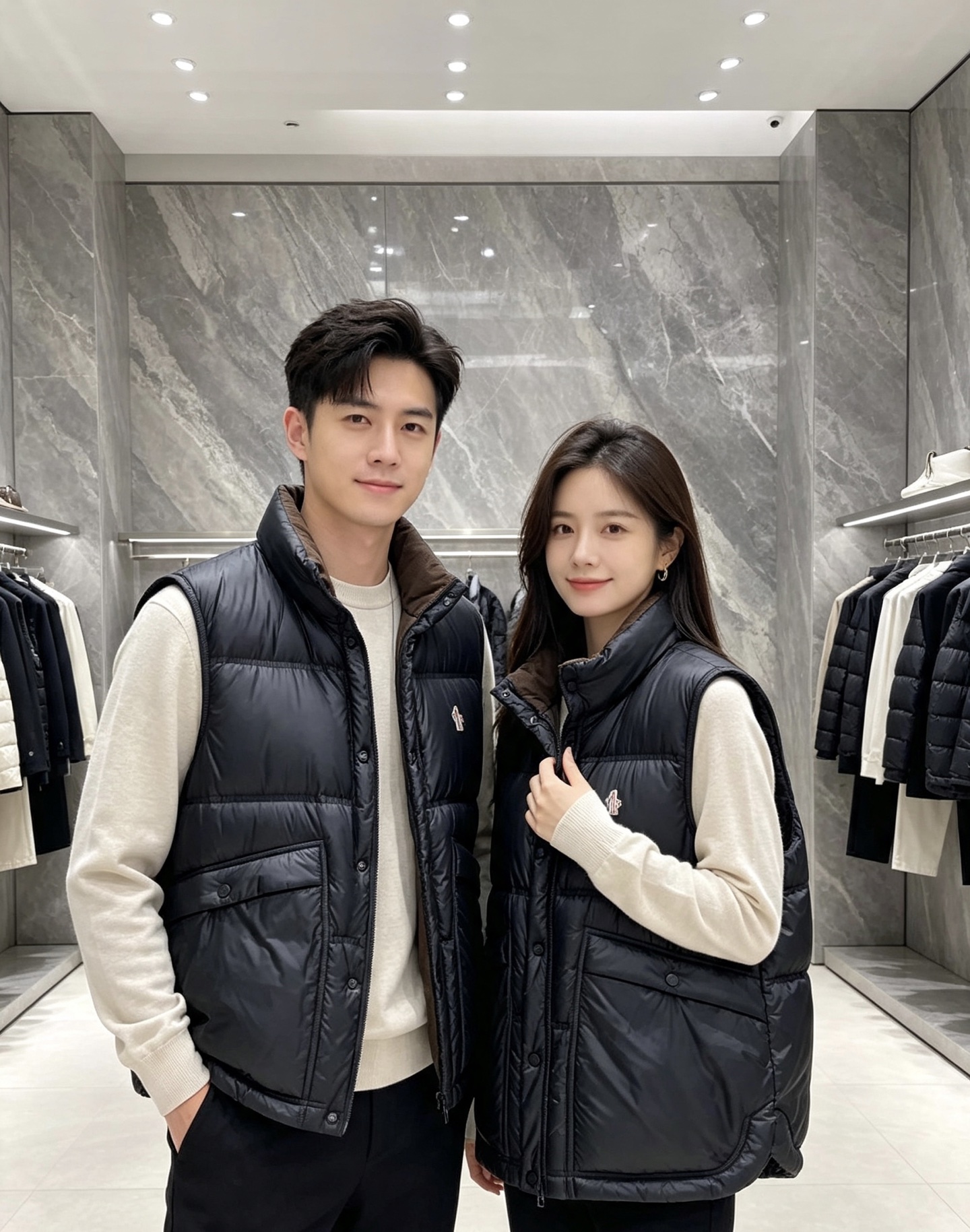 Moncler|盟可睐 2026秋冬新款蒙口 90新国标白鸭绒填充 原版五金配件,纽扣刺绣细节高度还原 立领羽绒马甲,双 Moncler|盟可睐 2026秋冬新款蒙口 90新国标白鸭绒填充 原版五金配件,纽扣刺绣细节高度还原 立领羽绒马甲,双