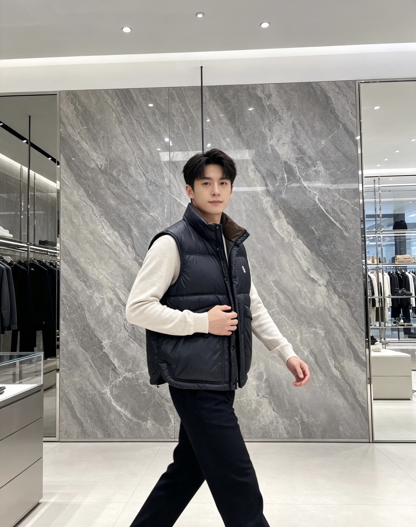 Moncler|盟可睐 2026秋冬新款蒙口 90新国标白鸭绒填充 原版五金配件,纽扣刺绣细节高度还原 立领羽绒马甲,双 Moncler|盟可睐 2026秋冬新款蒙口 90新国标白鸭绒填充 原版五金配件,纽扣刺绣细节高度还原 立领羽绒马甲,双