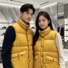 Moncler|盟可睐 2026秋冬新款蒙口 90新国标白鸭绒填充 原版五金配件,纽扣刺绣细节高度还原 立领羽绒马甲,双 Moncler|盟可睐 2026秋冬新款蒙口 90新国标白鸭绒填充 原版五金配件,纽扣刺绣细节高度还原 立领羽绒马甲,双