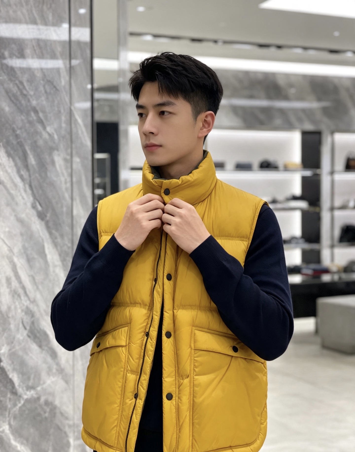 Moncler|盟可睐 2026秋冬新款蒙口 90新国标白鸭绒填充 原版五金配件,纽扣刺绣细节高度还原 立领羽绒马甲,双 Moncler|盟可睐 2026秋冬新款蒙口 90新国标白鸭绒填充 原版五金配件,纽扣刺绣细节高度还原 立领羽绒马甲,双