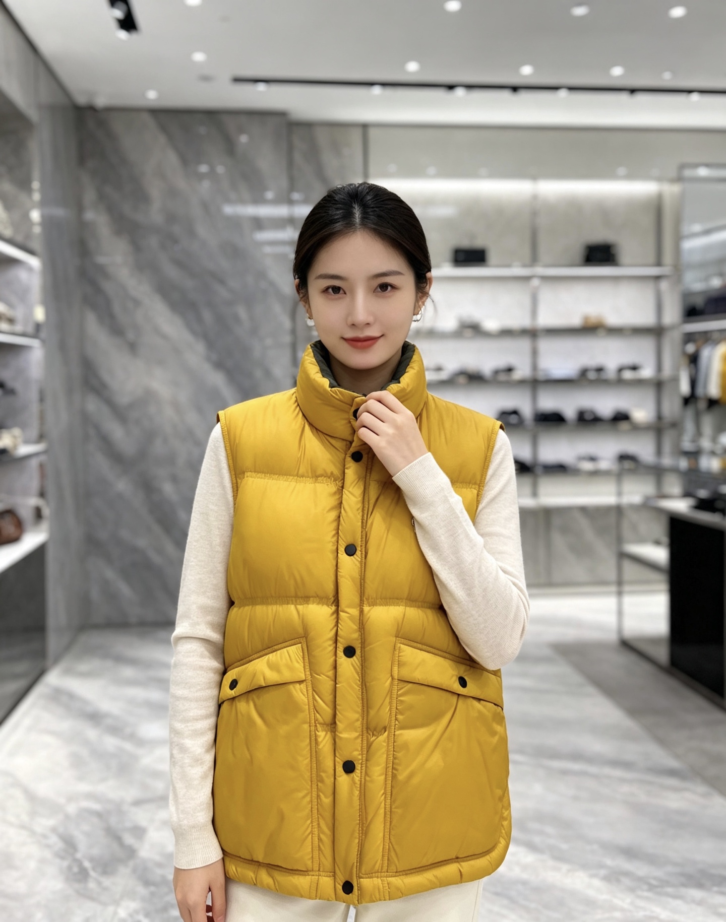 Moncler|盟可睐 2026秋冬新款蒙口 90新国标白鸭绒填充 原版五金配件,纽扣刺绣细节高度还原 立领羽绒马甲,双 Moncler|盟可睐 2026秋冬新款蒙口 90新国标白鸭绒填充 原版五金配件,纽扣刺绣细节高度还原 立领羽绒马甲,双