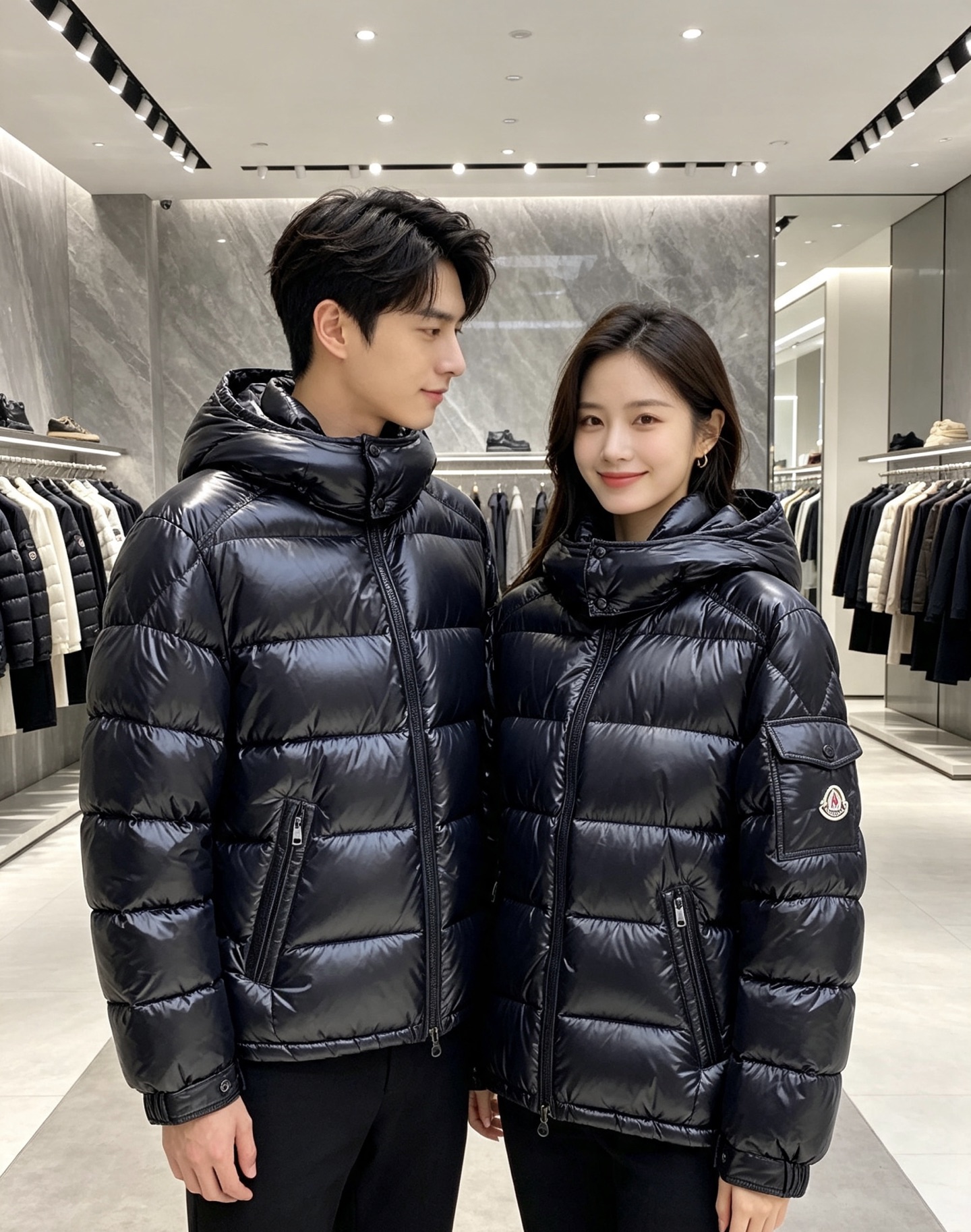 moncler 蒙口 2026秋冬新款连帽羽绒服 军绿、亮黑双色,风格区分清晰,受众全覆盖。 高密防风防水面料,表层顺滑 moncler 蒙口 2026秋冬新款连帽羽绒服 军绿、亮黑双色,风格区分清晰,受众全覆盖。 高密防风防水面料,表层顺滑