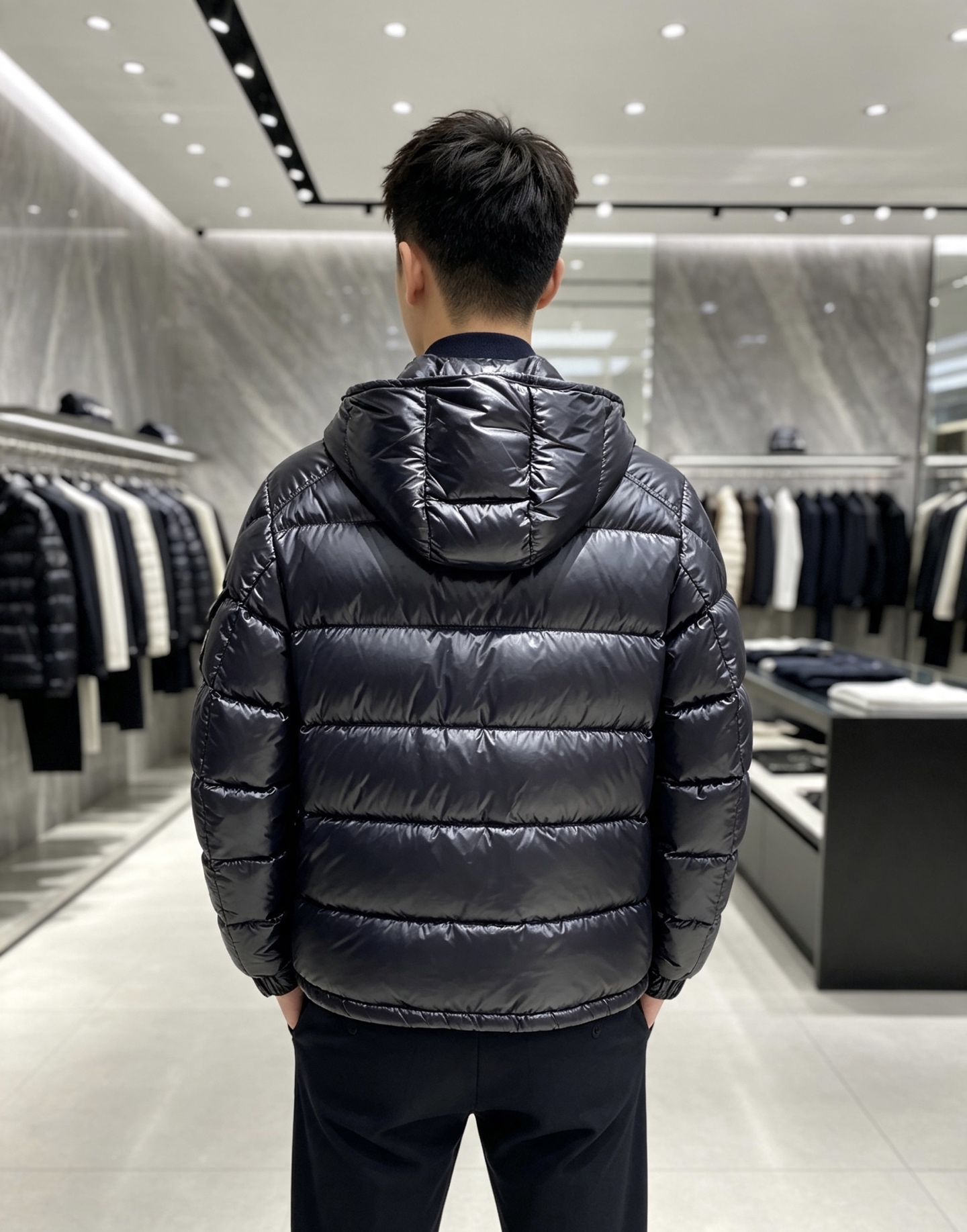 moncler 蒙口 2026秋冬新款连帽羽绒服 军绿、亮黑双色,风格区分清晰,受众全覆盖。 高密防风防水面料,表层顺滑 moncler 蒙口 2026秋冬新款连帽羽绒服 军绿、亮黑双色,风格区分清晰,受众全覆盖。 高密防风防水面料,表层顺滑