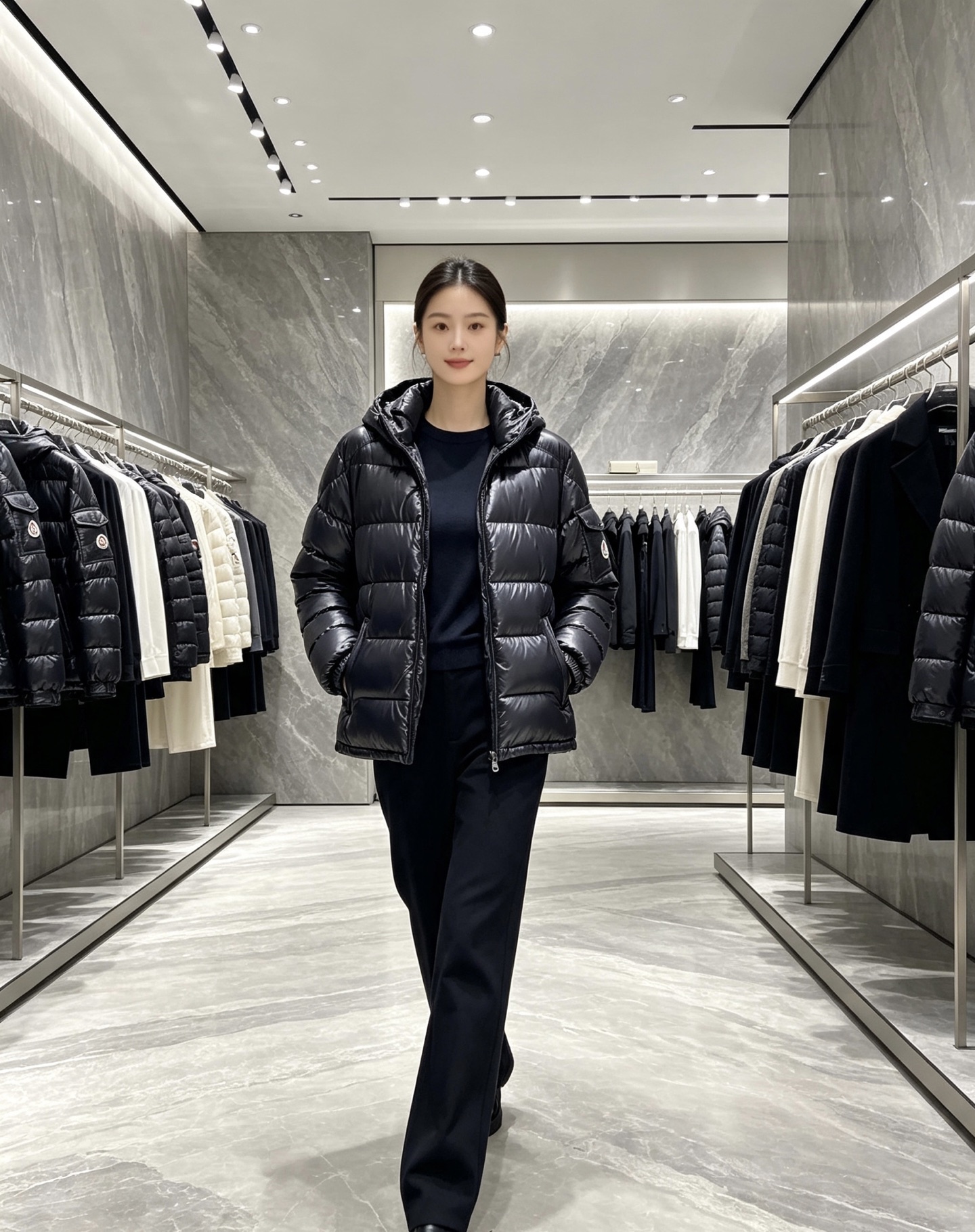 moncler 蒙口 2026秋冬新款连帽羽绒服 军绿、亮黑双色,风格区分清晰,受众全覆盖。 高密防风防水面料,表层顺滑 moncler 蒙口 2026秋冬新款连帽羽绒服 军绿、亮黑双色,风格区分清晰,受众全覆盖。 高密防风防水面料,表层顺滑