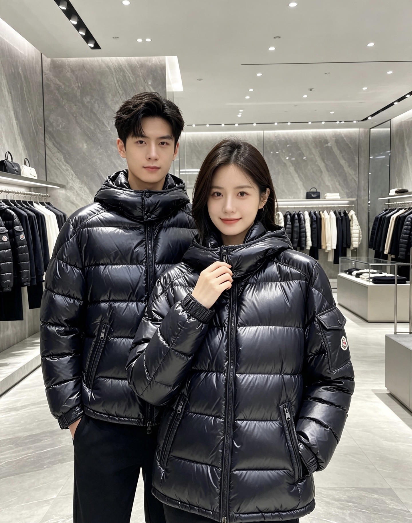 moncler 蒙口 2026秋冬新款连帽羽绒服 军绿、亮黑双色,风格区分清晰,受众全覆盖。 高密防风防水面料,表层顺滑 moncler 蒙口 2026秋冬新款连帽羽绒服 军绿、亮黑双色,风格区分清晰,受众全覆盖。 高密防风防水面料,表层顺滑