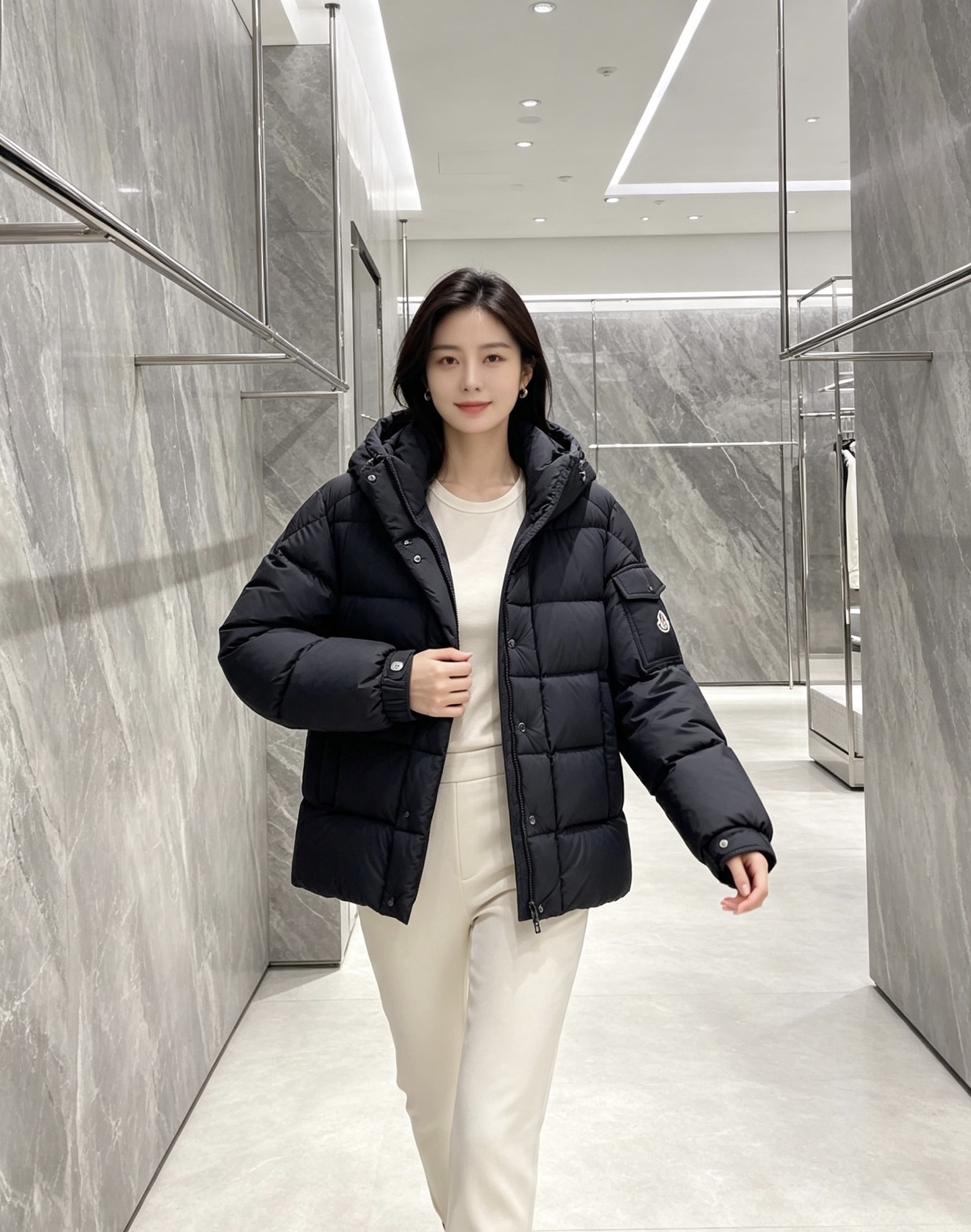 Moncler 蒙口 2026冬季御寒王牌|蒙口经典方格短款连帽羽绒 黑白双色齐发,百搭不出错,覆盖所有客户穿搭需求。 Moncler 蒙口 2026冬季御寒王牌|蒙口经典方格短款连帽羽绒 黑白双色齐发,百搭不出错,覆盖所有客户穿搭需求。