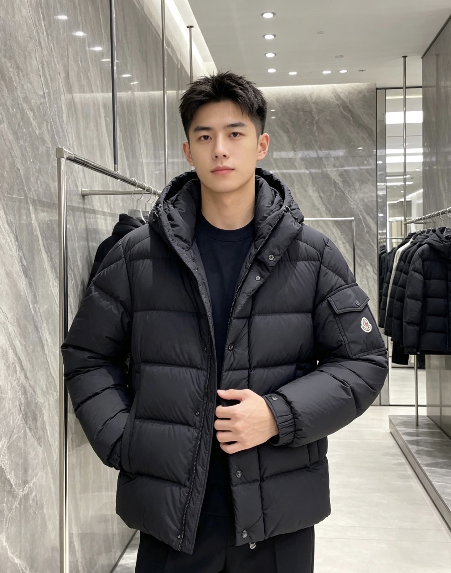 Moncler 蒙口 2026冬季御寒王牌|蒙口经典方格短款连帽羽绒 黑白双色齐发,百搭不出错,覆盖所有客户穿搭需求。 Moncler 蒙口 2026冬季御寒王牌|蒙口经典方格短款连帽羽绒 黑白双色齐发,百搭不出错,覆盖所有客户穿搭需求。