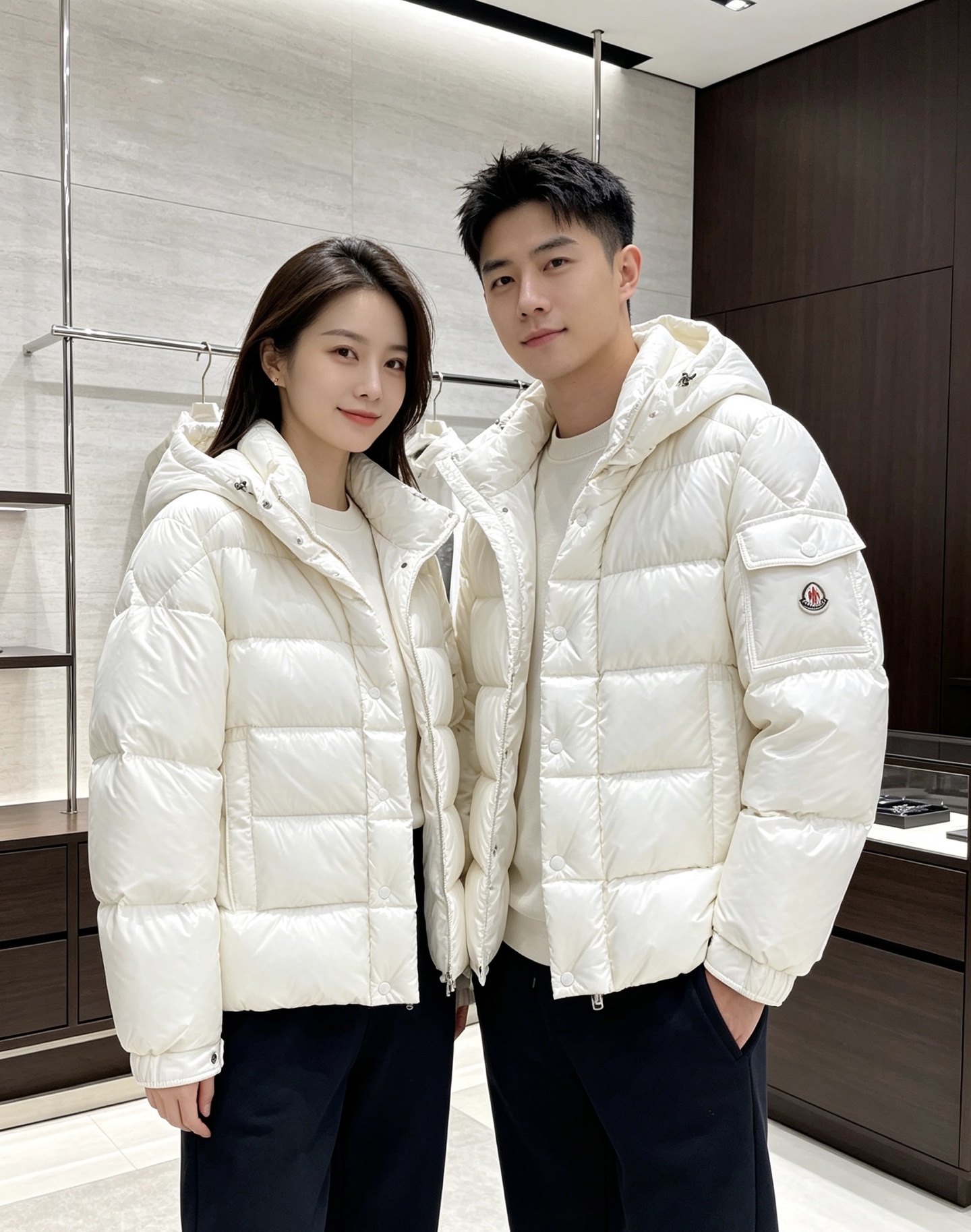 Moncler 蒙口 2026冬季御寒王牌|蒙口经典方格短款连帽羽绒 黑白双色齐发,百搭不出错,覆盖所有客户穿搭需求。 Moncler 蒙口 2026冬季御寒王牌|蒙口经典方格短款连帽羽绒 黑白双色齐发,百搭不出错,覆盖所有客户穿搭需求。