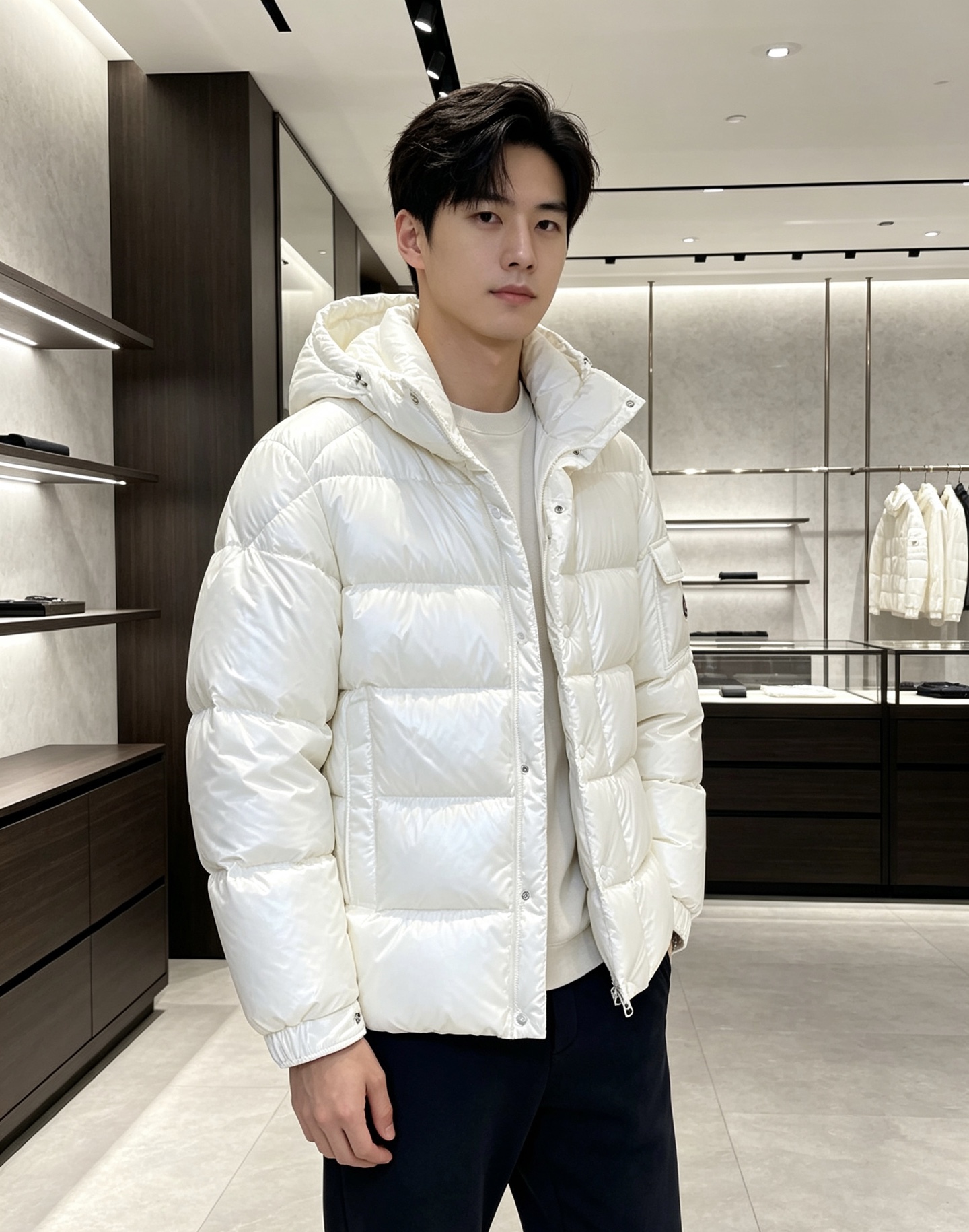 Moncler 蒙口 2026冬季御寒王牌|蒙口经典方格短款连帽羽绒 黑白双色齐发,百搭不出错,覆盖所有客户穿搭需求。 Moncler 蒙口 2026冬季御寒王牌|蒙口经典方格短款连帽羽绒 黑白双色齐发,百搭不出错,覆盖所有客户穿搭需求。