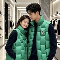 Moncler 蒙口 2026秋冬百搭立领羽绒马甲 ▫️填充工艺:方格分仓锁绒,均匀蓬松,持久保暖不跑绒 ▫️版型设计: Moncler 蒙口 2026秋冬百搭立领羽绒马甲 ▫️填充工艺:方格分仓锁绒,均匀蓬松,持久保暖不跑绒 ▫️版型设计:
