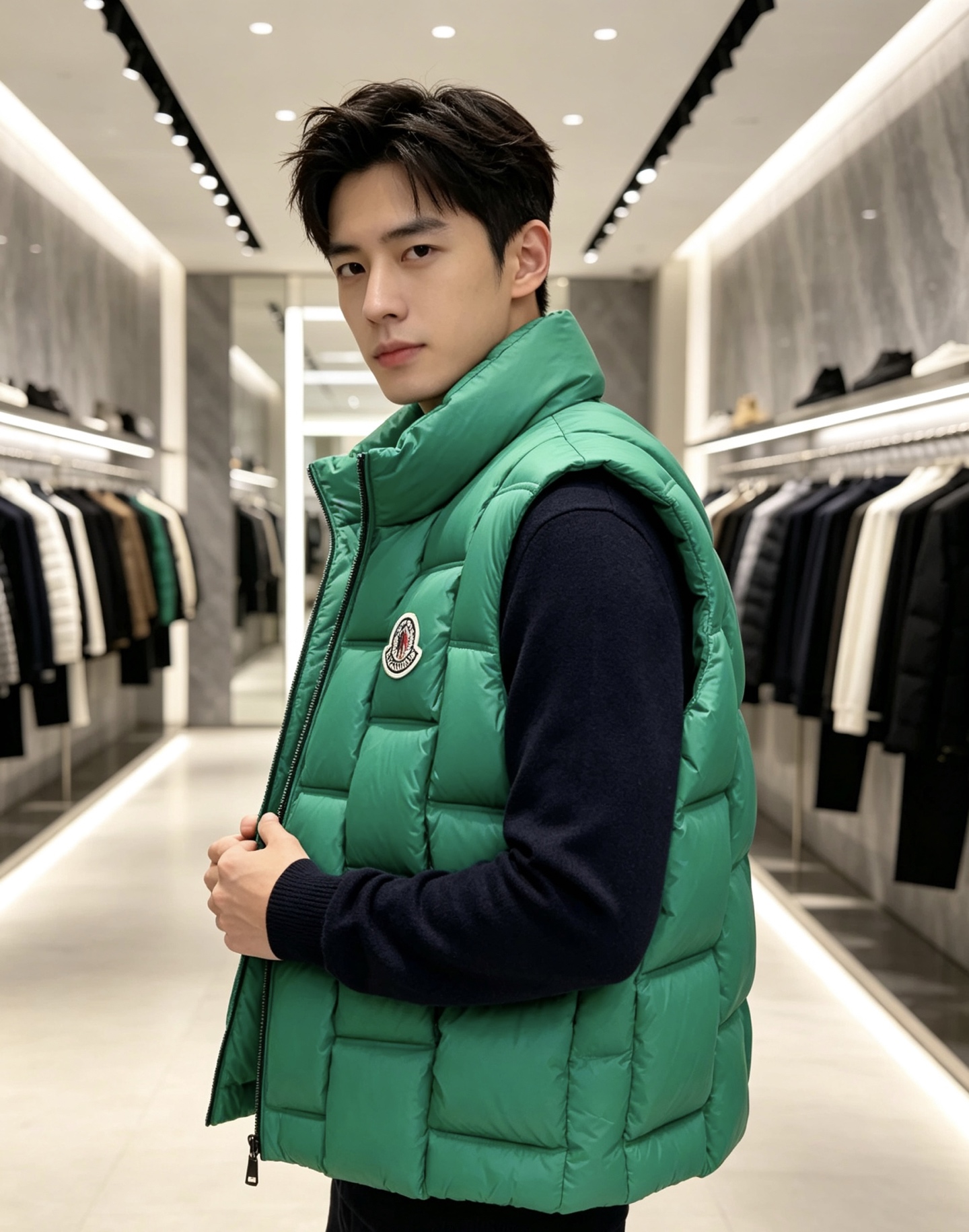 Moncler 蒙口 2026秋冬百搭立领羽绒马甲 ▫️填充工艺:方格分仓锁绒,均匀蓬松,持久保暖不跑绒 ▫️版型设计: Moncler 蒙口 2026秋冬百搭立领羽绒马甲 ▫️填充工艺:方格分仓锁绒,均匀蓬松,持久保暖不跑绒 ▫️版型设计:
