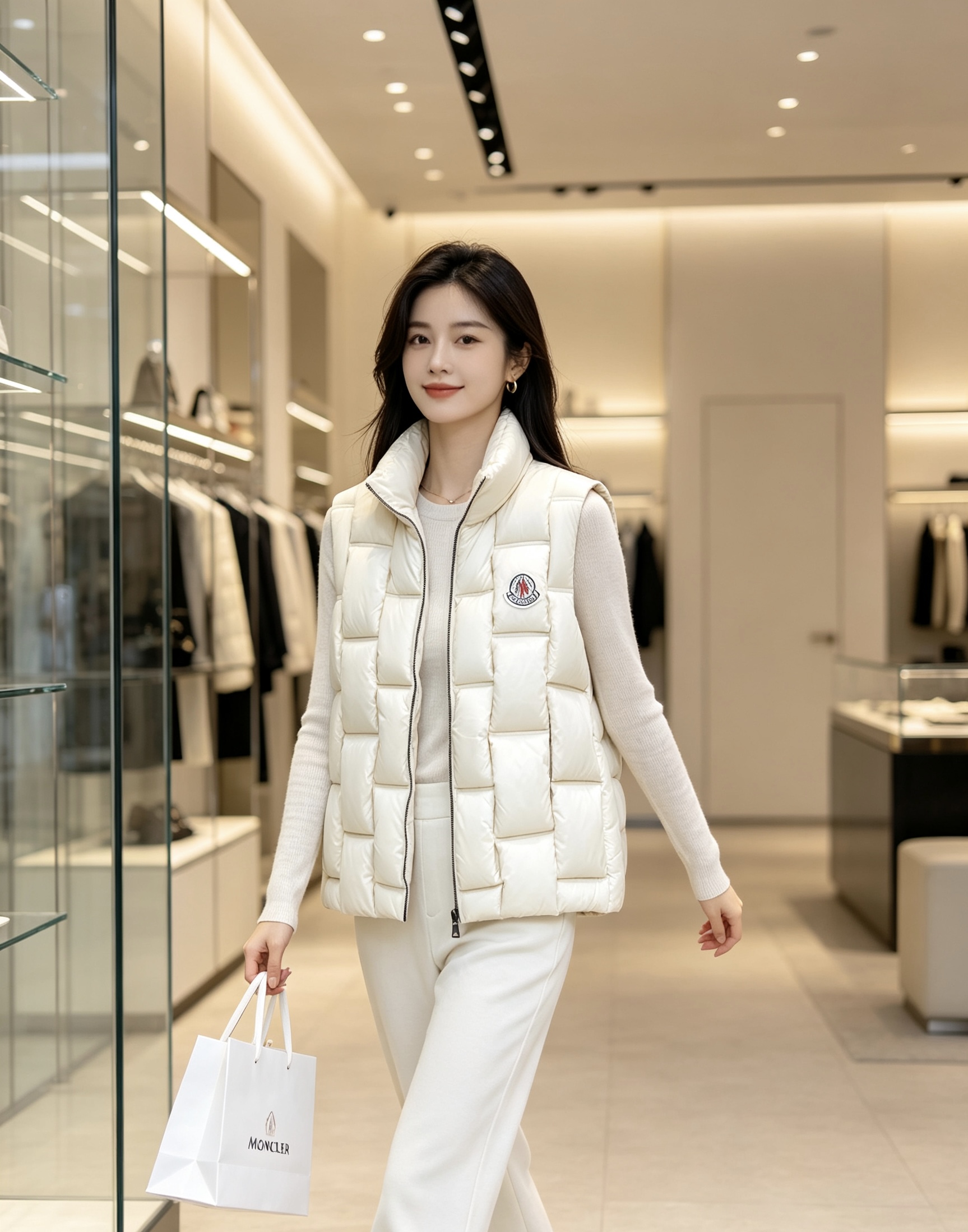 Moncler 蒙口 2026秋冬百搭立领羽绒马甲 ▫️填充工艺:方格分仓锁绒,均匀蓬松,持久保暖不跑绒 ▫️版型设计: Moncler 蒙口 2026秋冬百搭立领羽绒马甲 ▫️填充工艺:方格分仓锁绒,均匀蓬松,持久保暖不跑绒 ▫️版型设计: