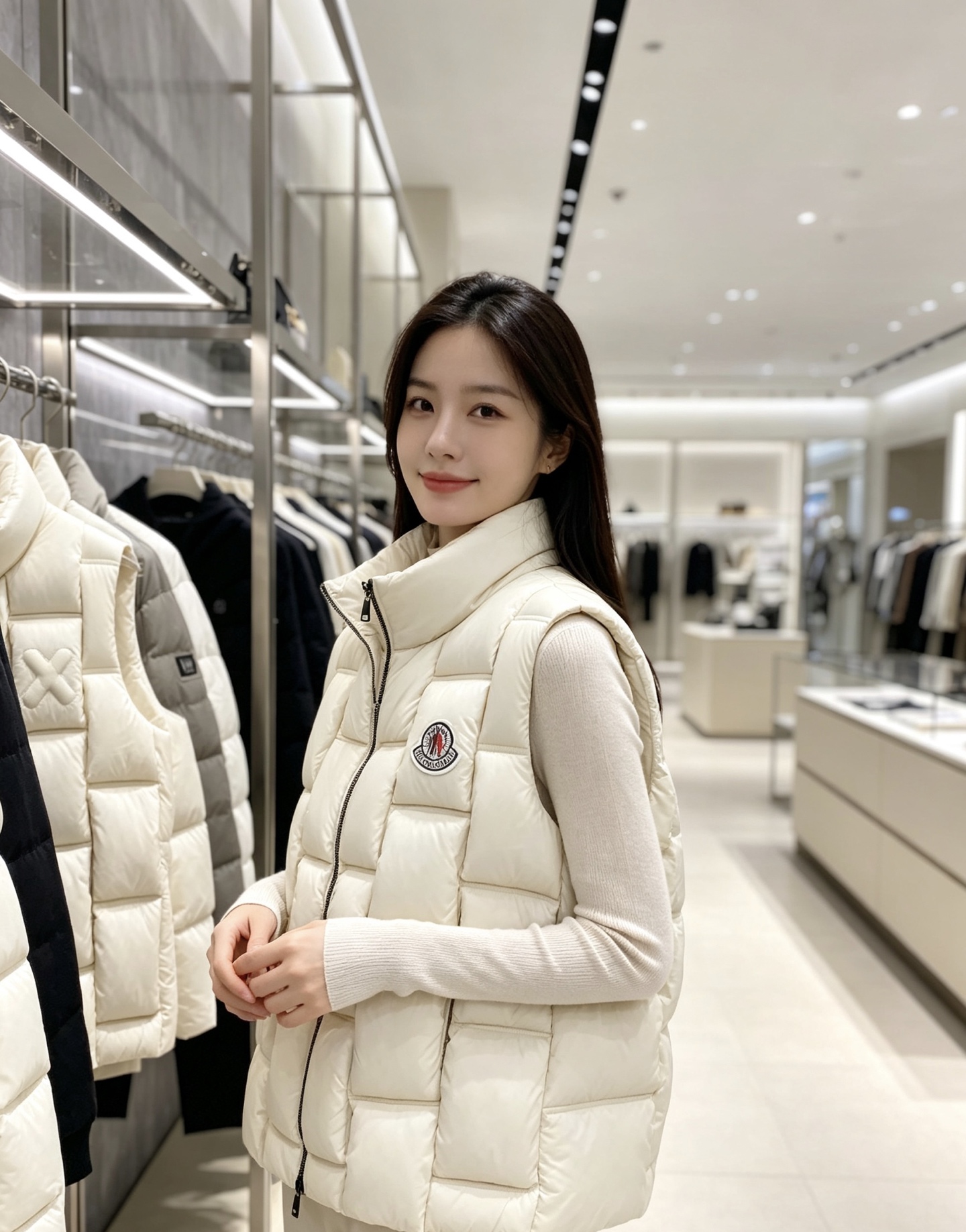 Moncler 蒙口 2026秋冬百搭立领羽绒马甲 ▫️填充工艺:方格分仓锁绒,均匀蓬松,持久保暖不跑绒 ▫️版型设计: Moncler 蒙口 2026秋冬百搭立领羽绒马甲 ▫️填充工艺:方格分仓锁绒,均匀蓬松,持久保暖不跑绒 ▫️版型设计: