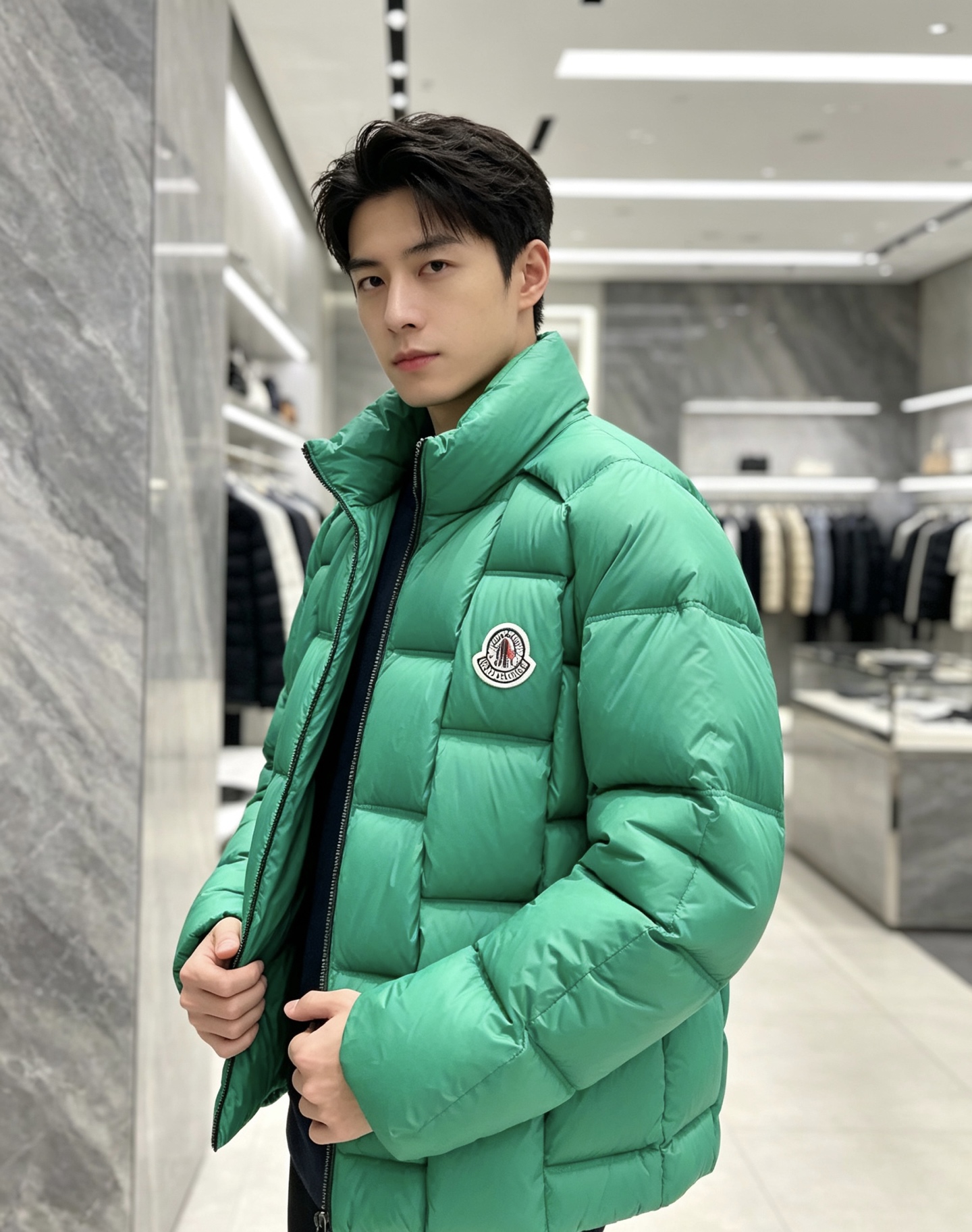 Moncler 蒙口 2026秋冬立领羽绒服上新 方格分仓锁绒,蓬松保暖不跑绒,上身轻盈不臃肿 加高立领+双头拉链防风, Moncler 蒙口 2026秋冬立领羽绒服上新 方格分仓锁绒,蓬松保暖不跑绒,上身轻盈不臃肿 加高立领+双头拉链防风,