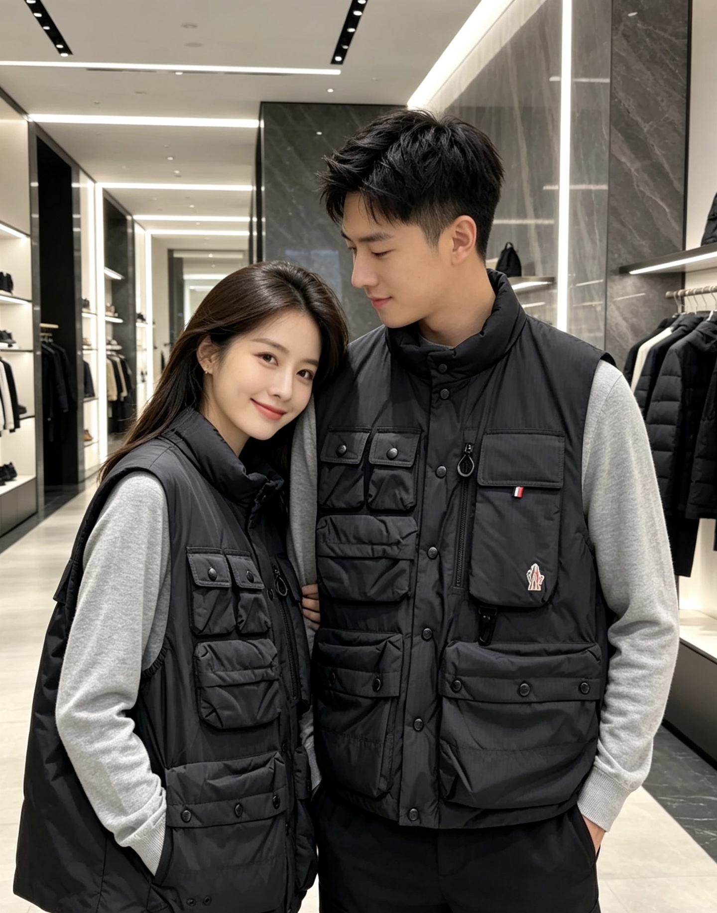 Moncler 蒙口 2026秋冬新款户外工装羽绒马甲上新✨ 填充90高纯度白鸭绒,轻盈保暖无臃肿感 多口袋工装立体剪裁 Moncler 蒙口 2026秋冬新款户外工装羽绒马甲上新✨ 填充90高纯度白鸭绒,轻盈保暖无臃肿感 多口袋工装立体剪裁