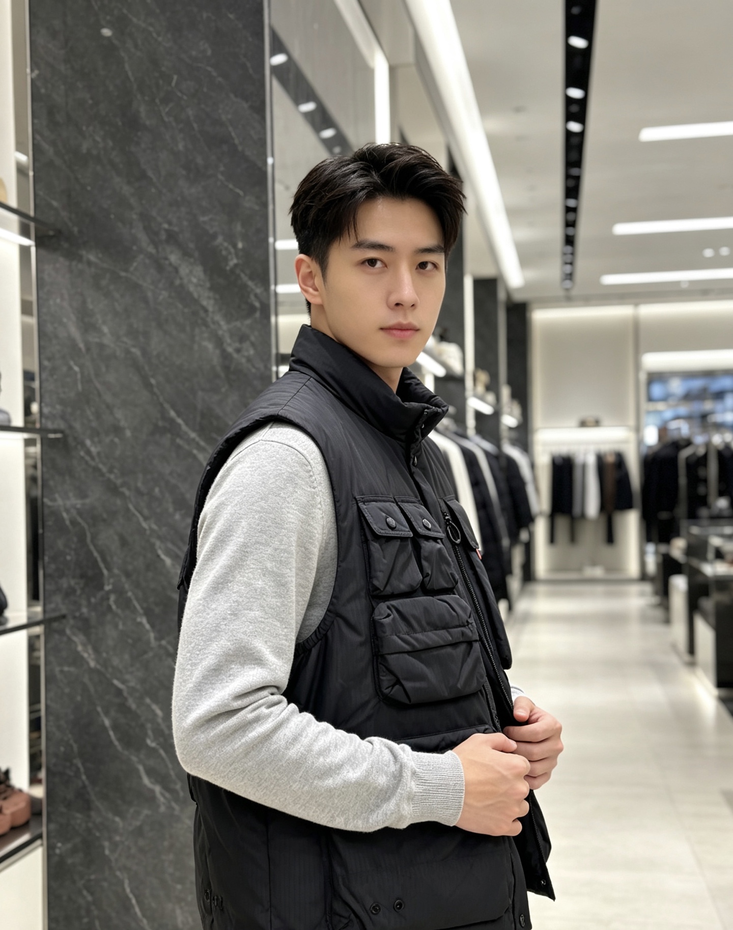 Moncler 蒙口 2026秋冬新款户外工装羽绒马甲上新✨ 填充90高纯度白鸭绒,轻盈保暖无臃肿感 多口袋工装立体剪裁 Moncler 蒙口 2026秋冬新款户外工装羽绒马甲上新✨ 填充90高纯度白鸭绒,轻盈保暖无臃肿感 多口袋工装立体剪裁