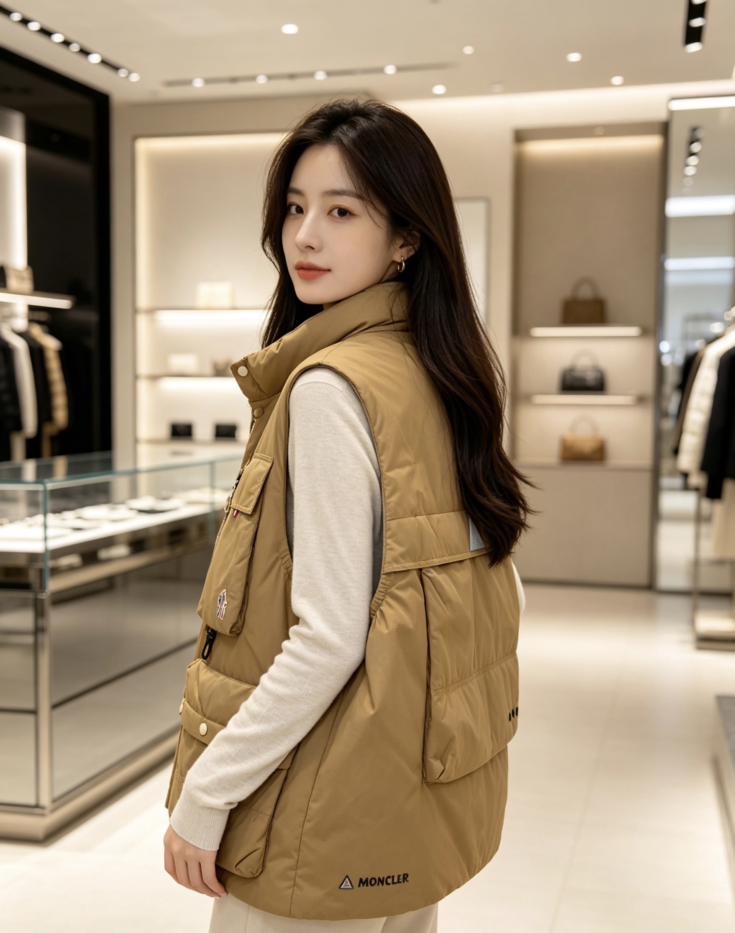 Moncler 蒙口 2026秋冬新款户外工装羽绒马甲上新✨ 填充90高纯度白鸭绒,轻盈保暖无臃肿感 多口袋工装立体剪裁 Moncler 蒙口 2026秋冬新款户外工装羽绒马甲上新✨ 填充90高纯度白鸭绒,轻盈保暖无臃肿感 多口袋工装立体剪裁