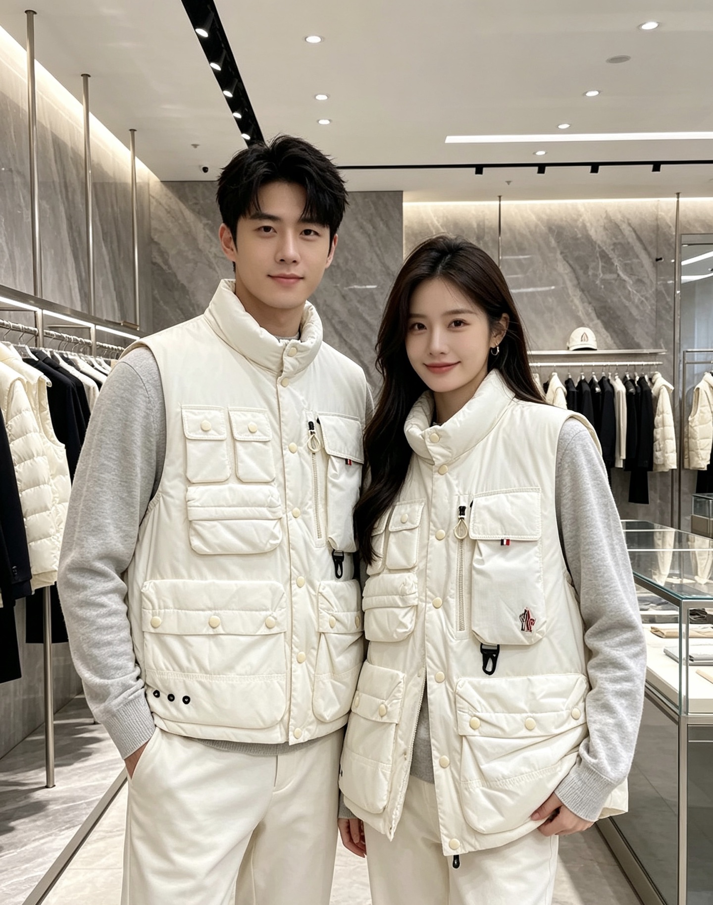 Moncler 蒙口 2026秋冬新款户外工装羽绒马甲上新✨ 填充90高纯度白鸭绒,轻盈保暖无臃肿感 多口袋工装立体剪裁 Moncler 蒙口 2026秋冬新款户外工装羽绒马甲上新✨ 填充90高纯度白鸭绒,轻盈保暖无臃肿感 多口袋工装立体剪裁