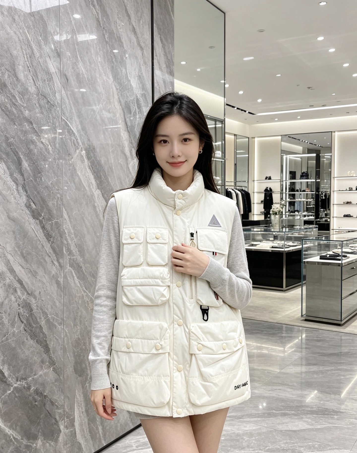 Moncler 蒙口 2026秋冬新款户外工装羽绒马甲上新✨ 填充90高纯度白鸭绒,轻盈保暖无臃肿感 多口袋工装立体剪裁 Moncler 蒙口 2026秋冬新款户外工装羽绒马甲上新✨ 填充90高纯度白鸭绒,轻盈保暖无臃肿感 多口袋工装立体剪裁