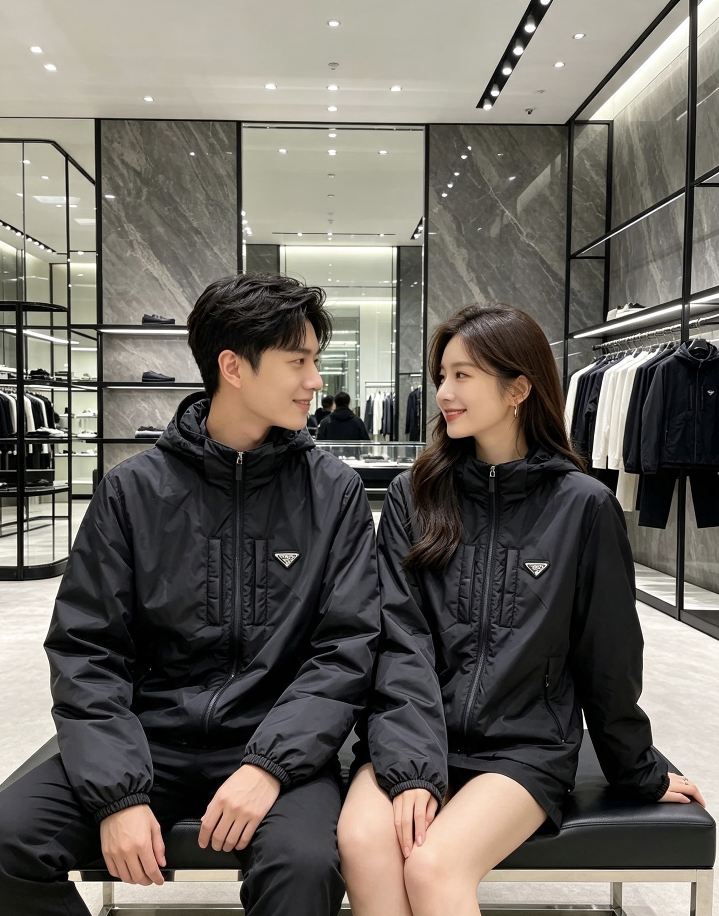 Prada 普拉达 2026秋冬新款连帽轻薄羽绒服,90白鸭绒填充,轻便柔和不压身 防水防风顺滑面料,经典三角标简约大气 Prada 普拉达 2026秋冬新款连帽轻薄羽绒服,90白鸭绒填充,轻便柔和不压身 防水防风顺滑面料,经典三角标简约大气