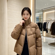 Fendi 芬迪 2026秋冬新款立领短款羽绒服 甄选90高纯度白鸭绒,充绒饱满,分段锁绒不跑绒、简约几何压线剪裁,利落 Fendi 芬迪 2026秋冬新款立领短款羽绒服 甄选90高纯度白鸭绒,充绒饱满,分段锁绒不跑绒、简约几何压线剪裁,利落