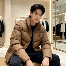 Fendi 芬迪 2026秋冬新款立领短款羽绒服 甄选90高纯度白鸭绒,充绒饱满,分段锁绒不跑绒、简约几何压线剪裁,利落 Fendi 芬迪 2026秋冬新款立领短款羽绒服 甄选90高纯度白鸭绒,充绒饱满,分段锁绒不跑绒、简约几何压线剪裁,利落