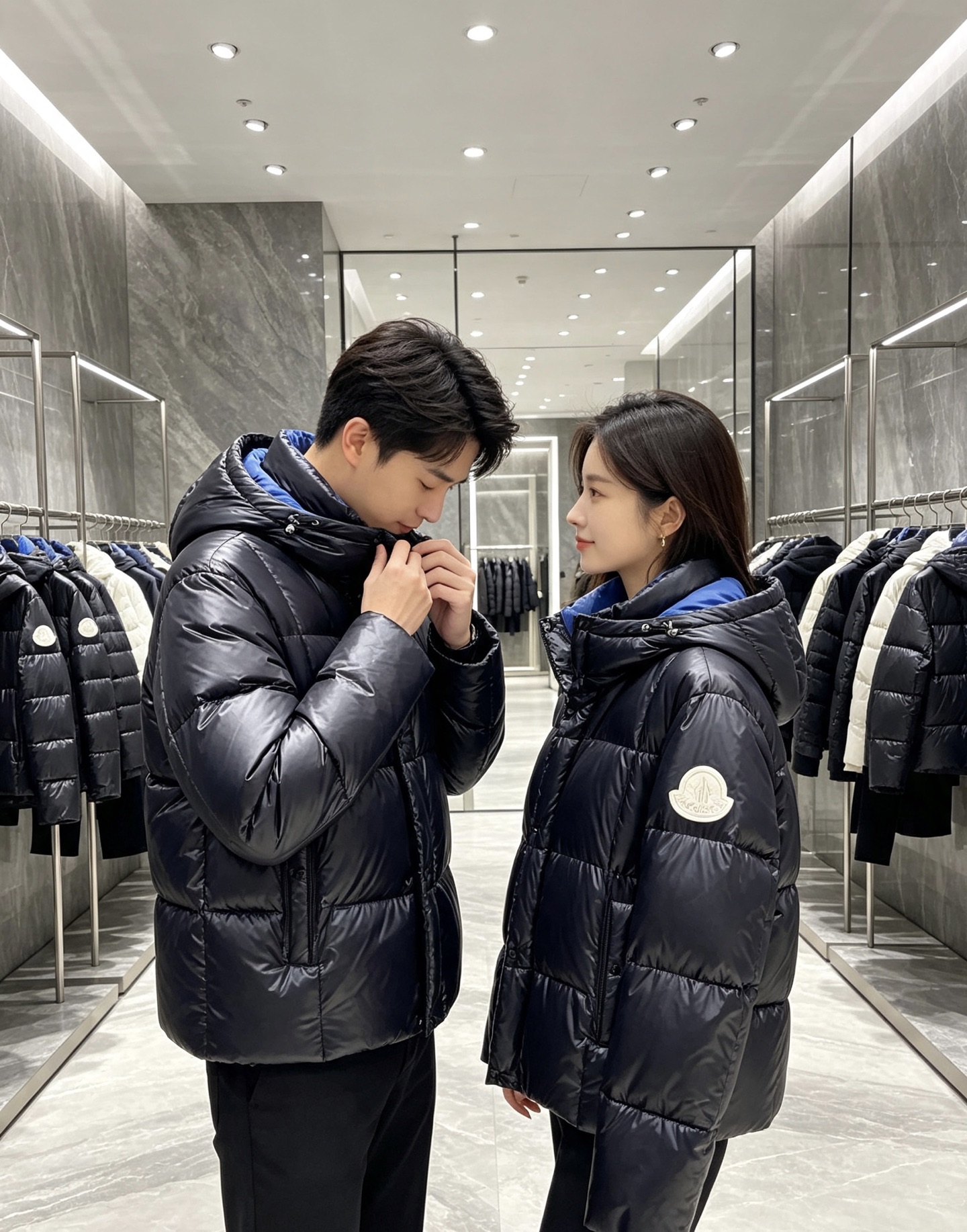 Moncler 蒙口 2026秋冬经典亮面连帽羽绒服 高光泽防风防水面料,大方格分仓充绒,饱满不跑绒,保暖力拉满 可调节 Moncler 蒙口 2026秋冬经典亮面连帽羽绒服 高光泽防风防水面料,大方格分仓充绒,饱满不跑绒,保暖力拉满 可调节