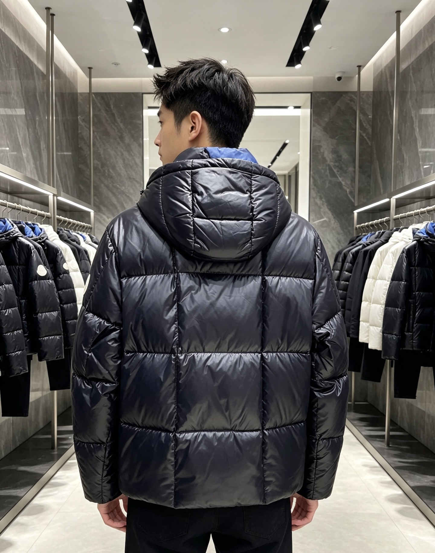 Moncler 蒙口 2026秋冬经典亮面连帽羽绒服 高光泽防风防水面料,大方格分仓充绒,饱满不跑绒,保暖力拉满 可调节 Moncler 蒙口 2026秋冬经典亮面连帽羽绒服 高光泽防风防水面料,大方格分仓充绒,饱满不跑绒,保暖力拉满 可调节
