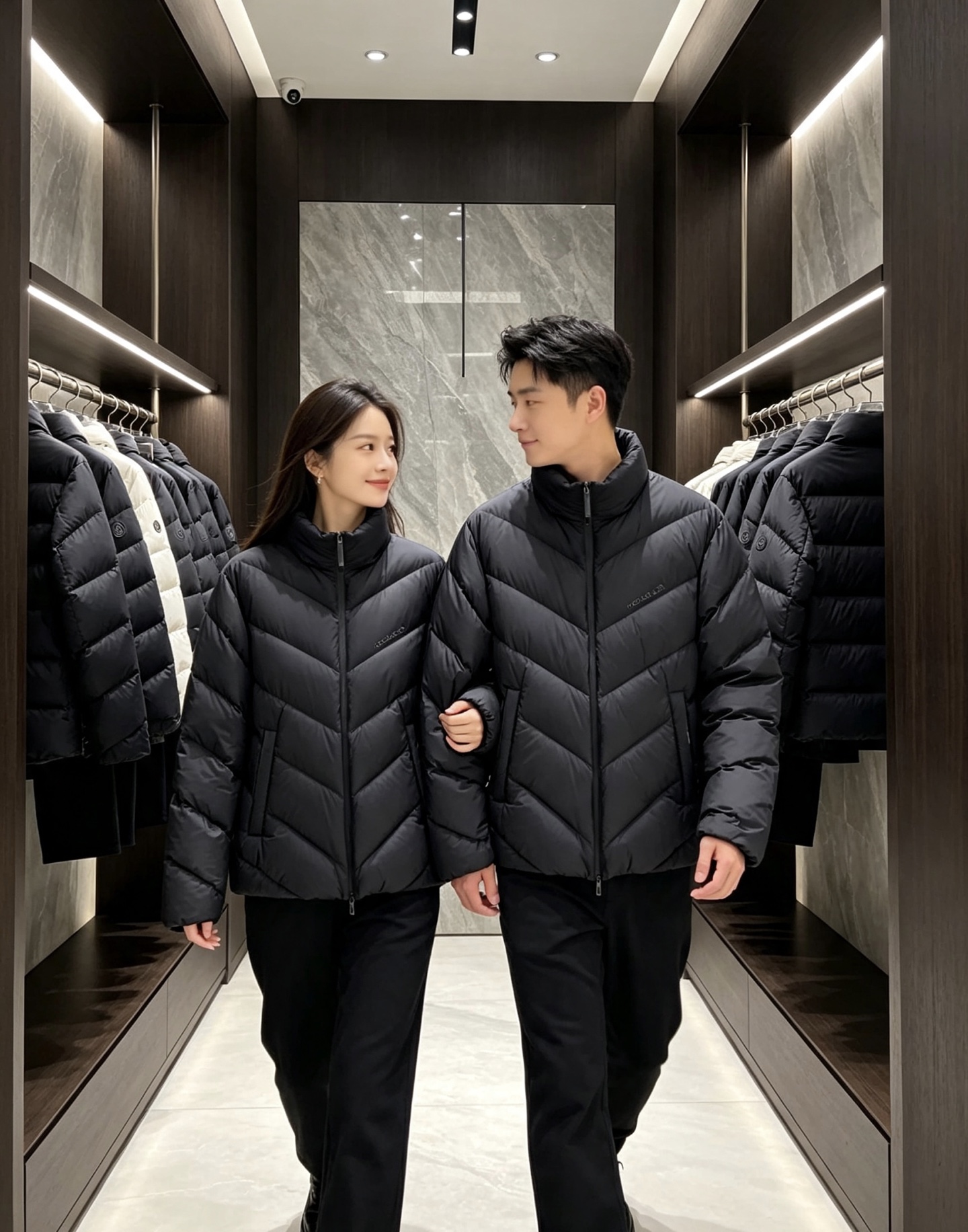 Moncler 蒙口 2026秋冬V型衍缝立领轻量羽绒服 定制斜向V型充绒分格,定型不跑绒,线条显瘦利落 高领防风立领设 Moncler 蒙口 2026秋冬V型衍缝立领轻量羽绒服 定制斜向V型充绒分格,定型不跑绒,线条显瘦利落 高领防风立领设