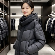 Moncler 蒙口 2026秋冬新款黑灰拼色连帽短款加厚羽绒服 撞色拼接V型分格充绒,蓬松度充足,锁绒不跑棉,御寒能力 Moncler 蒙口 2026秋冬新款黑灰拼色连帽短款加厚羽绒服 撞色拼接V型分格充绒,蓬松度充足,锁绒不跑棉,御寒能力