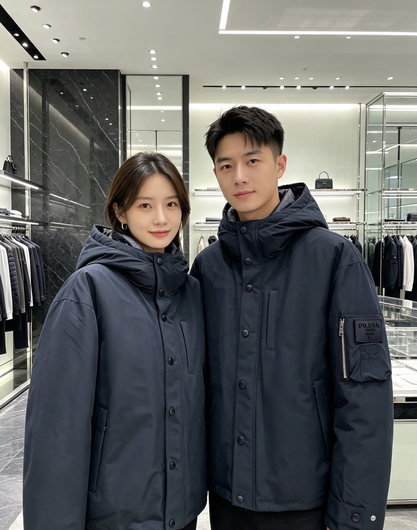 Prada 普拉达 2026秋冬新款工装连帽短款羽绒服外套,防风梭织面料,挺括抗皱,防水耐穿 可拆卸立体连帽,秋冬大风天 Prada 普拉达 2026秋冬新款工装连帽短款羽绒服外套,防风梭织面料,挺括抗皱,防水耐穿 可拆卸立体连帽,秋冬大风天
