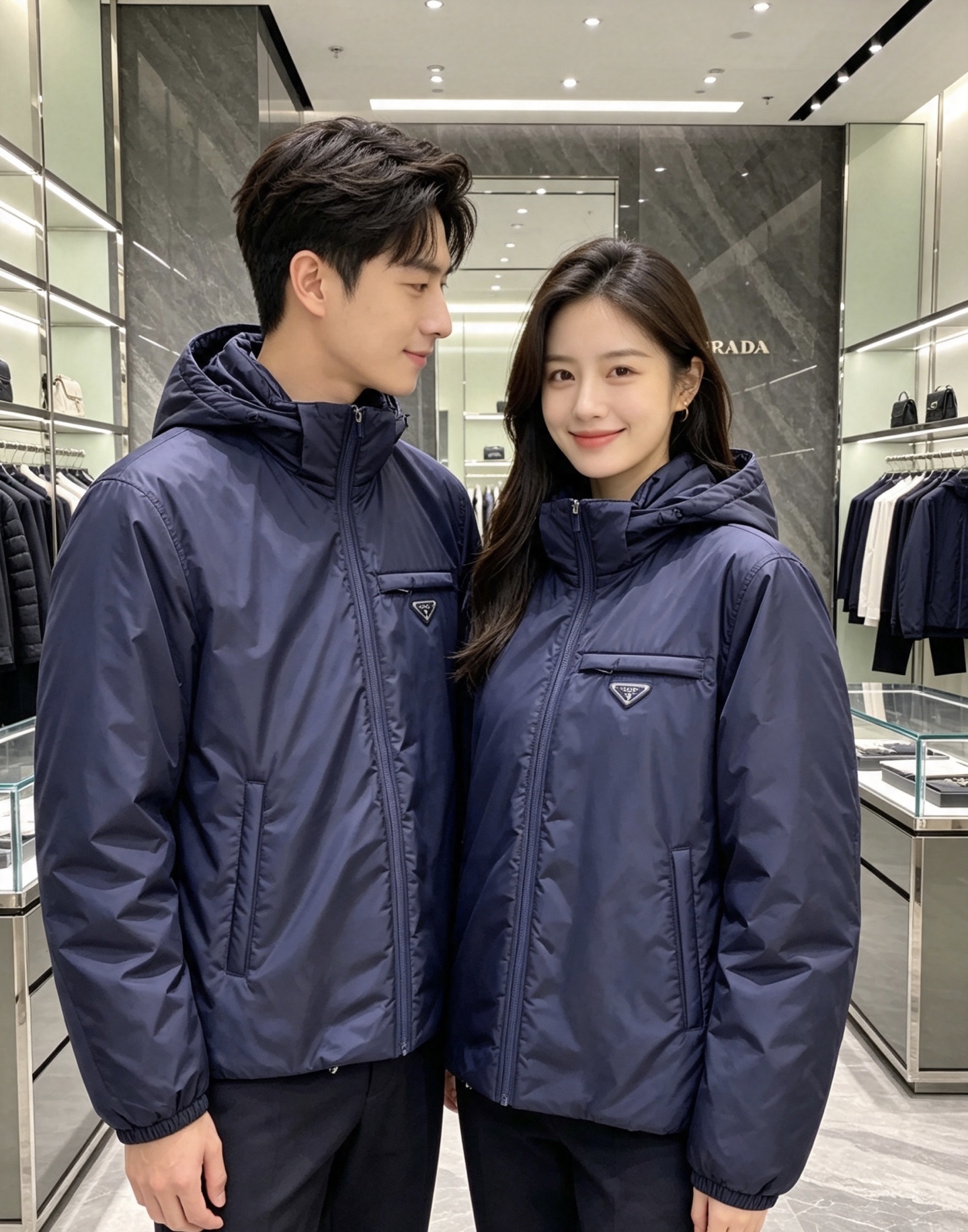 Prada 普拉达 2026秋冬新款|Prada梅西同款轻薄连帽羽绒✨ 95高纯度白鸭绒填充,轻便无臃肿感 三防再生尼龙 Prada 普拉达 2026秋冬新款|Prada梅西同款轻薄连帽羽绒✨ 95高纯度白鸭绒填充,轻便无臃肿感 三防再生尼龙