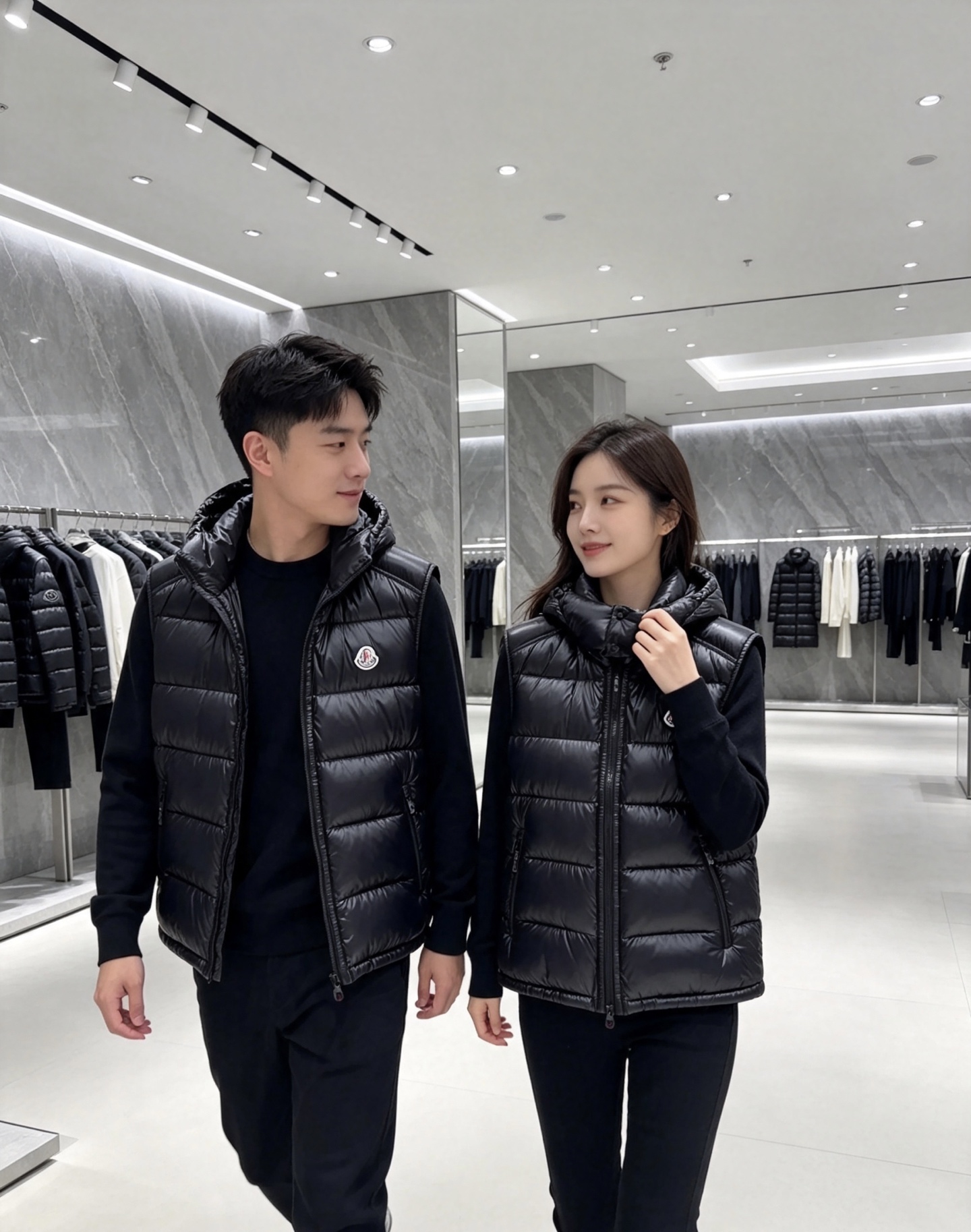 Moncler 蒙口2026秋冬新款连帽羽绒马甲 甄选90新国标白鸭绒,蓬松轻盈保暖 配套原版定制五金拉链,细节还原到位 Moncler 蒙口2026秋冬新款连帽羽绒马甲 甄选90新国标白鸭绒,蓬松轻盈保暖 配套原版定制五金拉链,细节还原到位